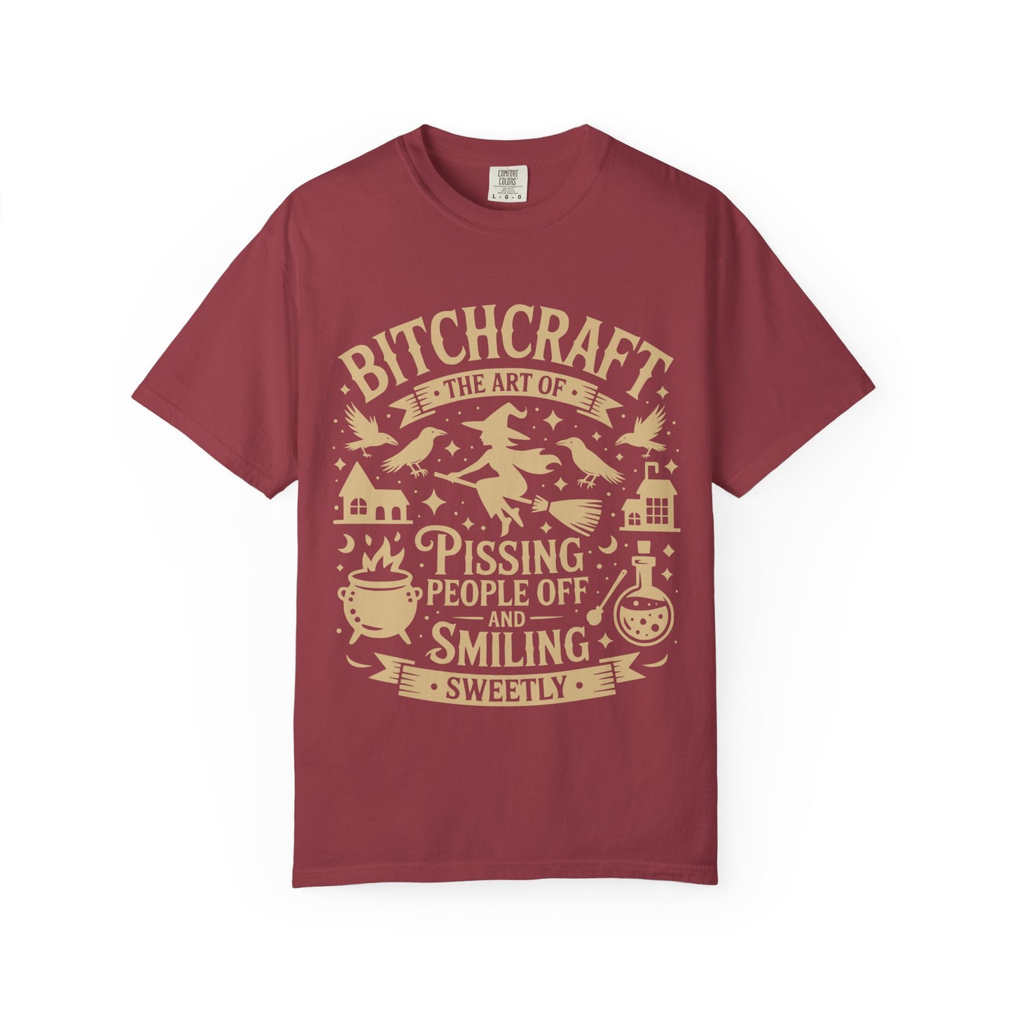 Bitchcraft – Funny Witchy T-Shirt | Gothic Witch Humor Tee