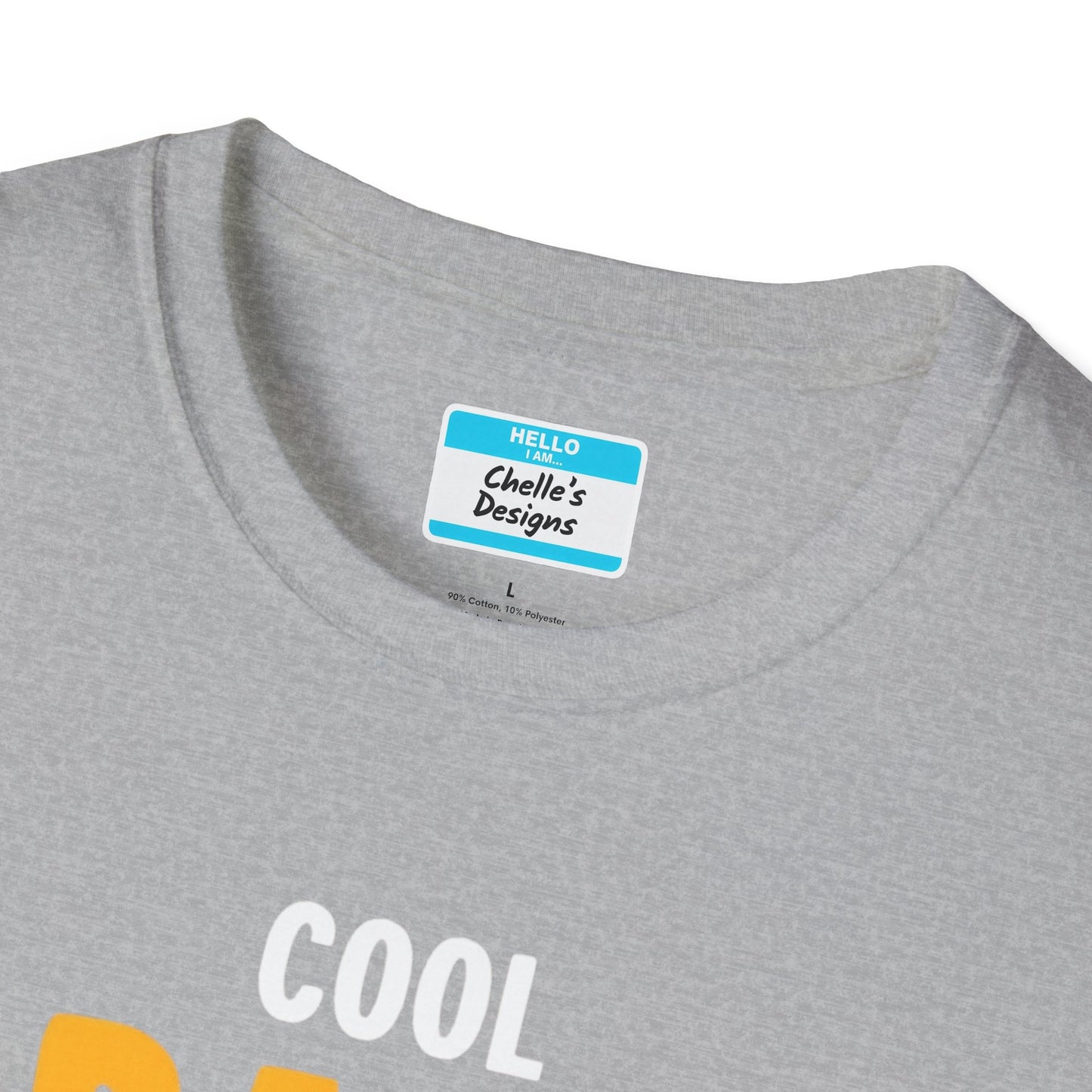 Cool Dads Have Black Beards T-Shirt | Funny Father’s Day Gift Beard Graphic Tee