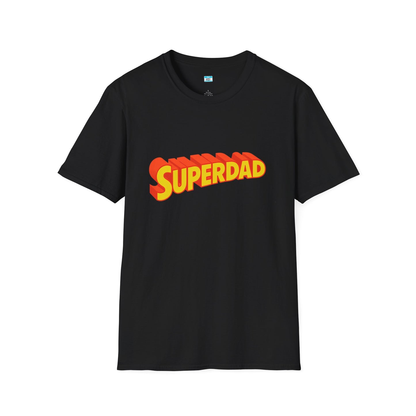 Superdad Graphic T-Shirt – Retro Comic Style Dad Tee, Fun Father’s Day Gift