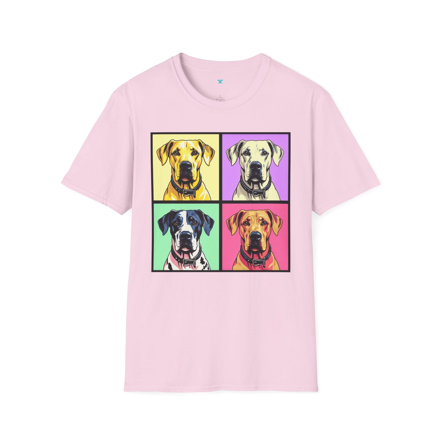 Pop Art Great Dane T-Shirt β Colorful Dog Lover Graphic Tee