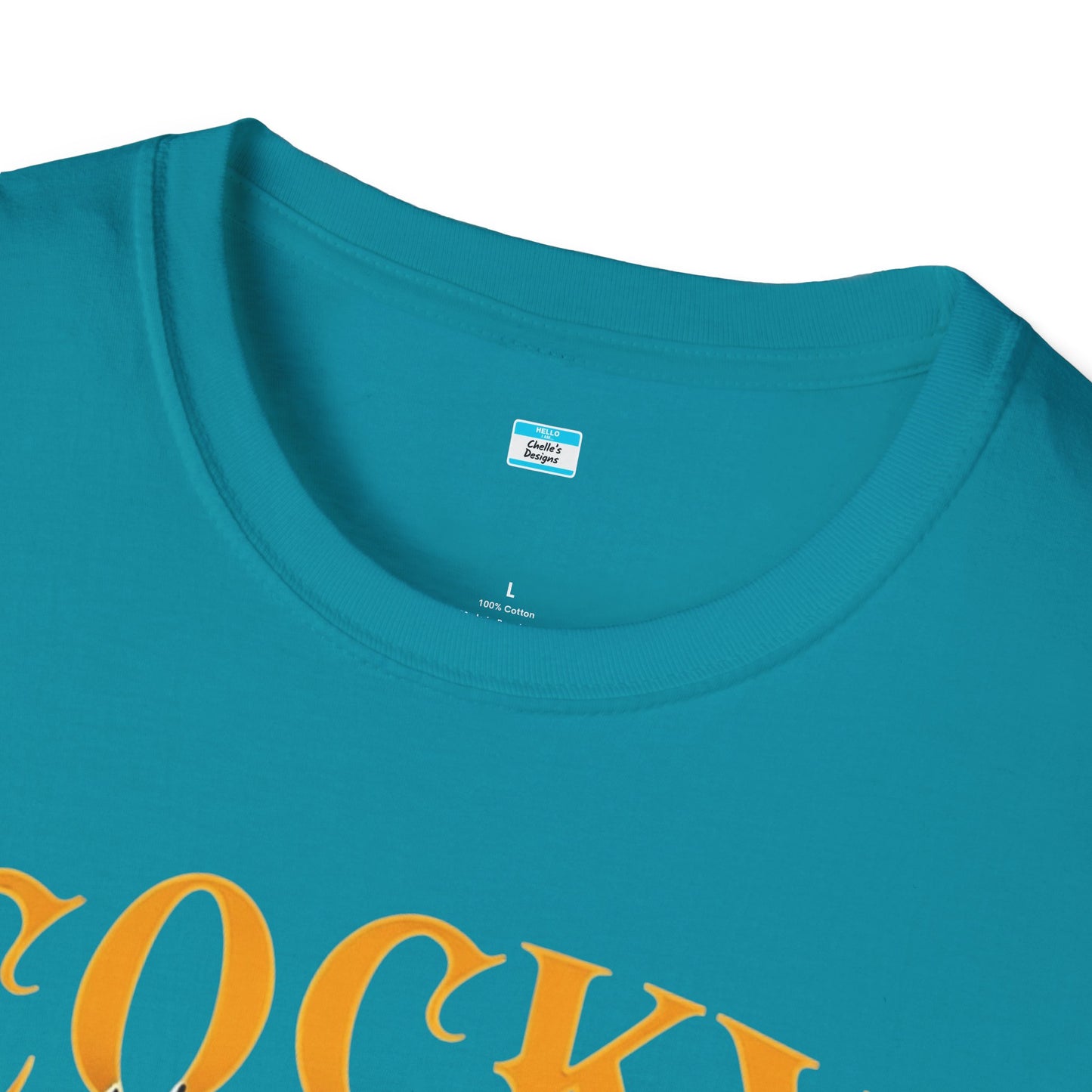 Cocky Rooster T-Shirt – Funny Farm Animal Graphic Tee, Bold Chicken Humor Shirt