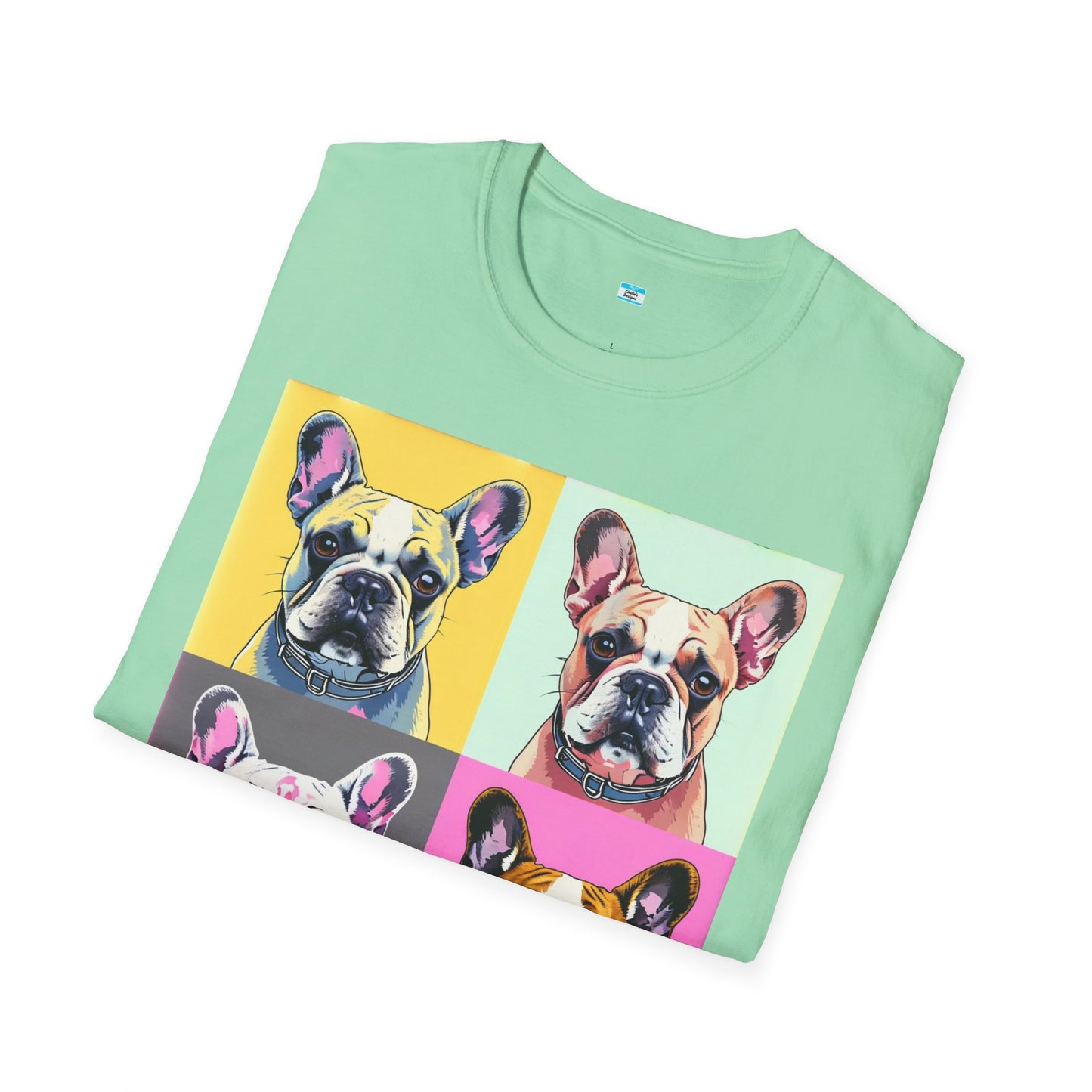Pop Art French Bulldog T-Shirt β Colorful Frenchie Lover Graphic Tee