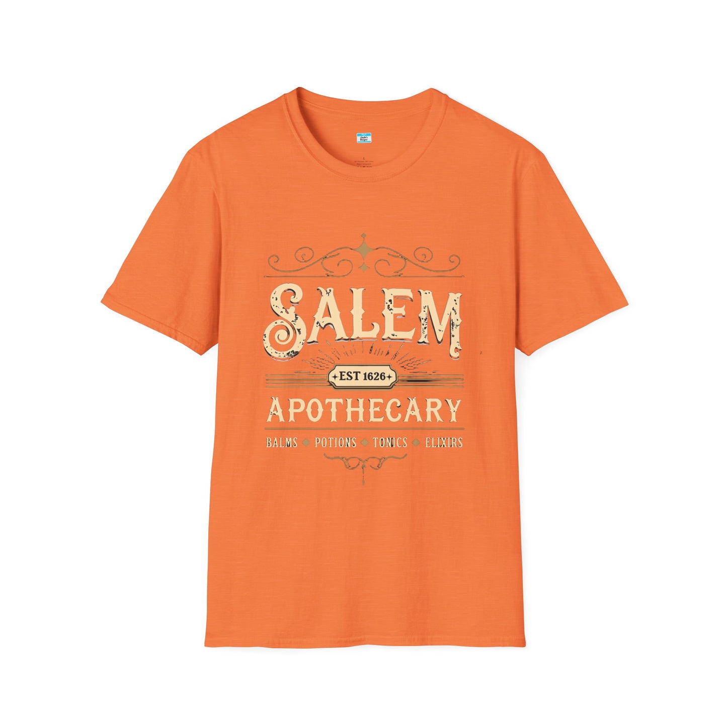 Salem Apothecary T-Shirt β Vintage Witchy Halloween Tee | Potions, Elixirs & Magic Design