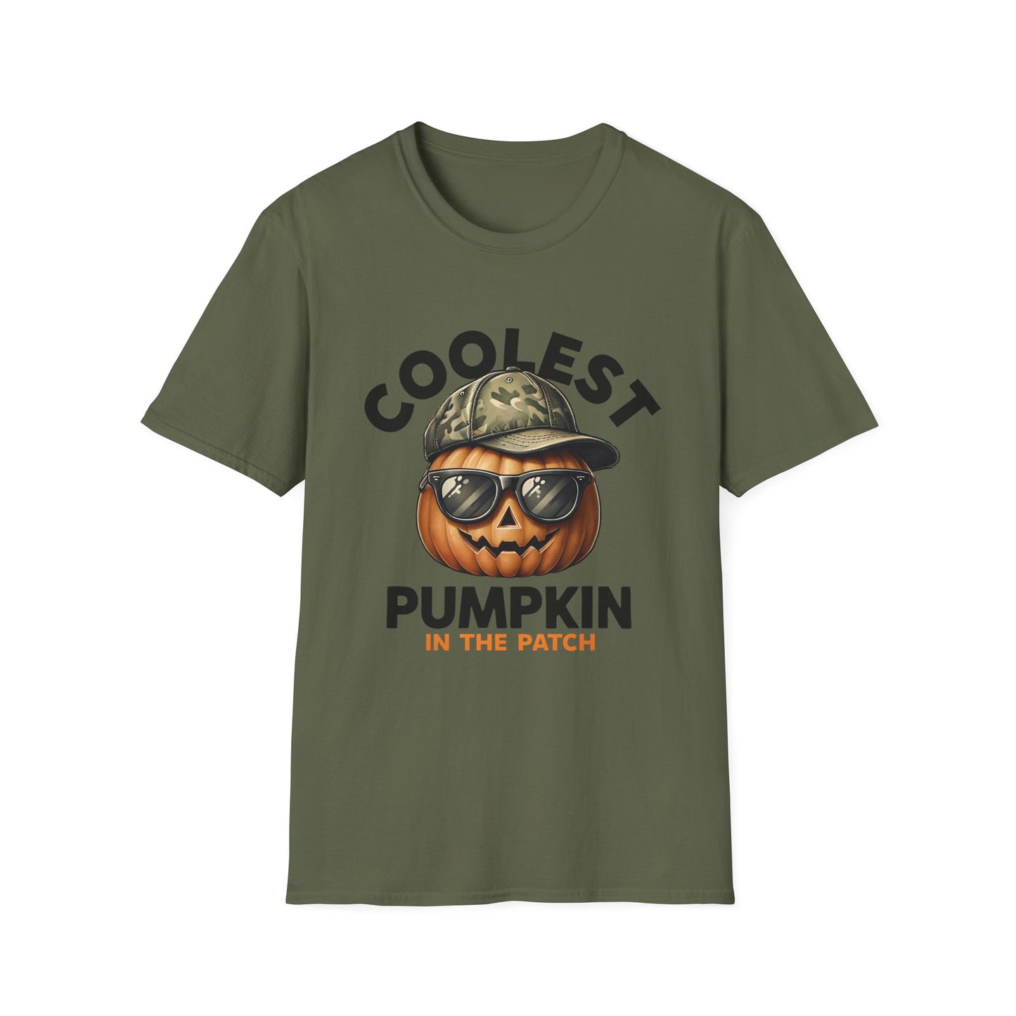 Coolest Pumpkin in the Patch T-Shirt – Funny Fall & Halloween Pumpkin Tee