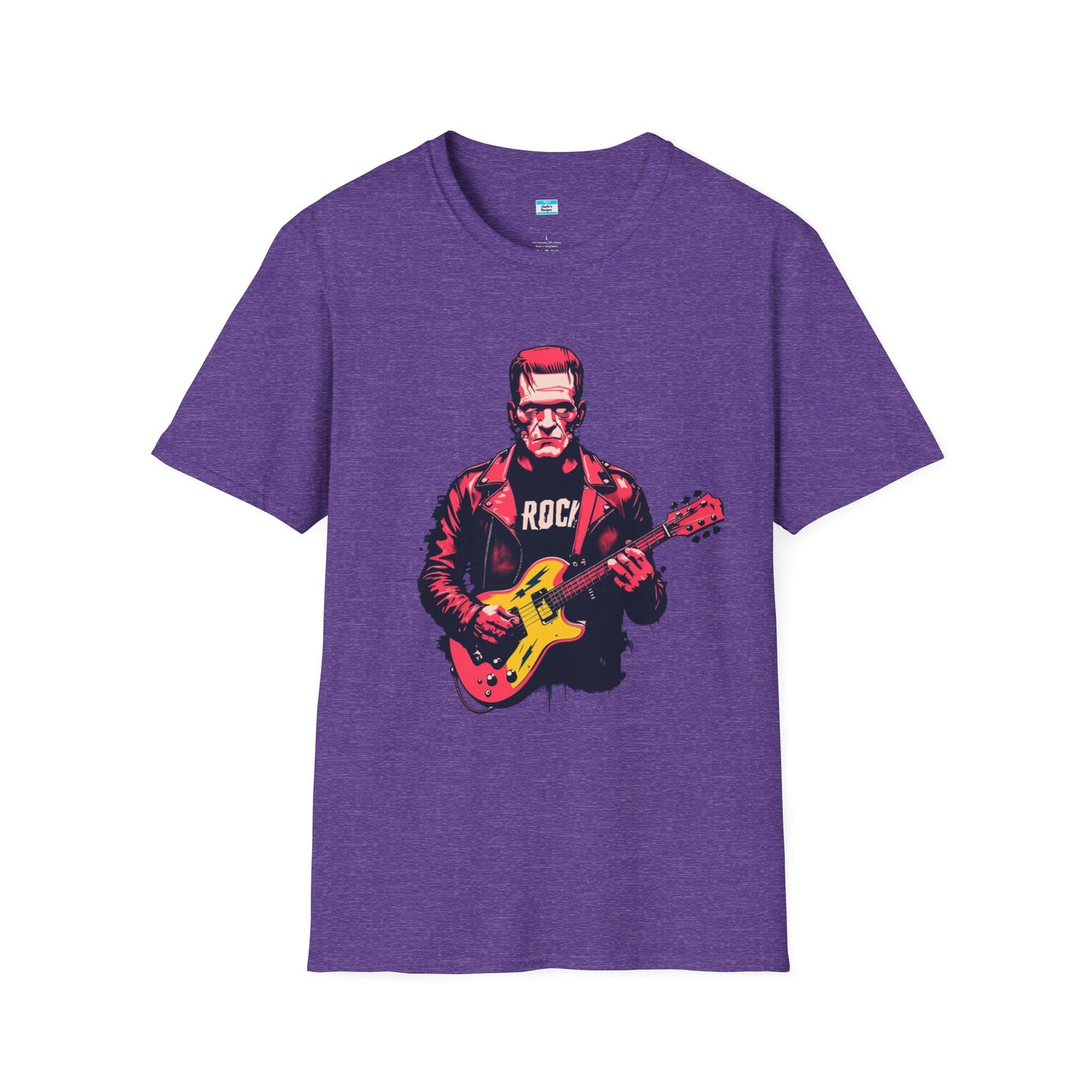 Frankenstein Rock Guitar T-Shirt – Horror Punk Monster Music Tee