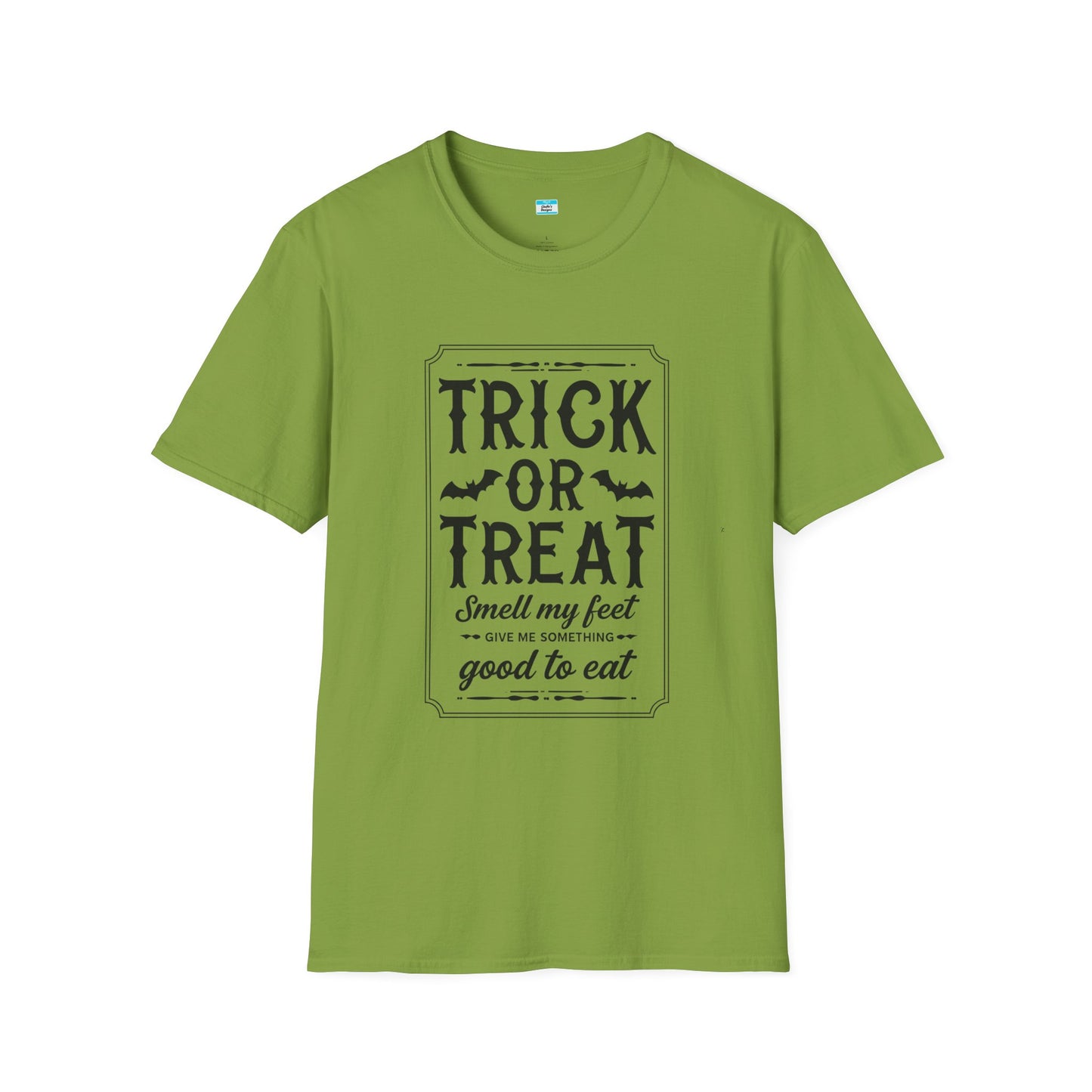 Funny Halloween “Trick or Treat Smell My Feet” T-Shirt – Spooky Season Graphic Tee