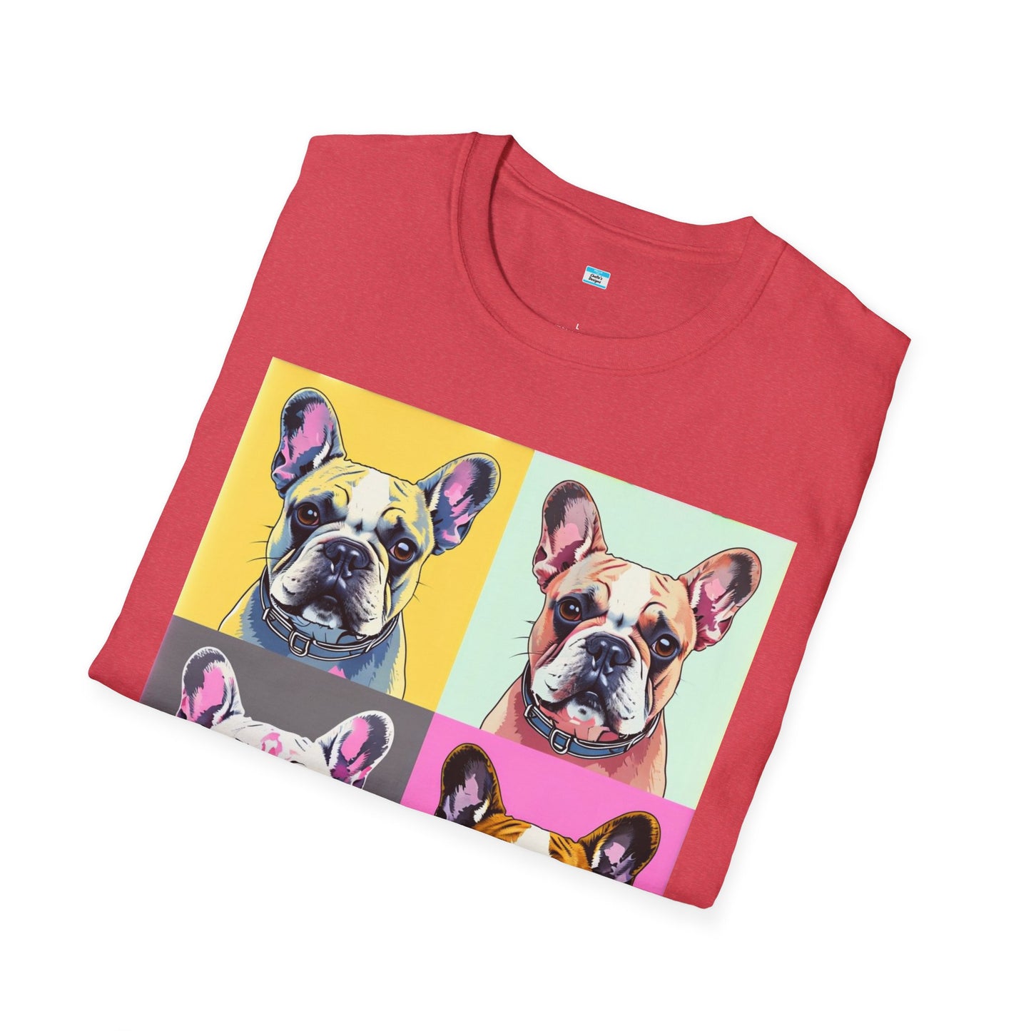 Pop Art French Bulldog T-Shirt β Colorful Frenchie Lover Graphic Tee