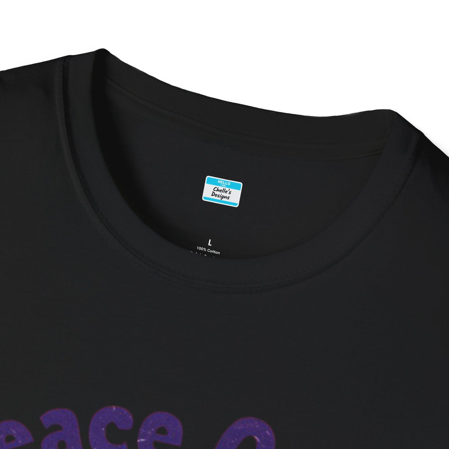 Peace Out! T-Shirt – Psychedelic Sun & Peace Sign Retro Rock Tee