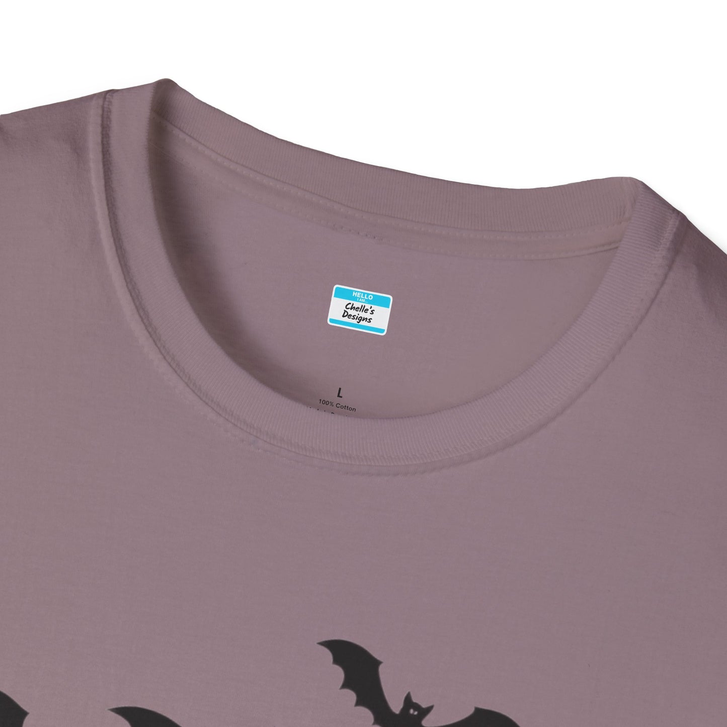 Goth Mama T-Shirt β Moon Phase & Bat Graphic Tee for Spooky Moms