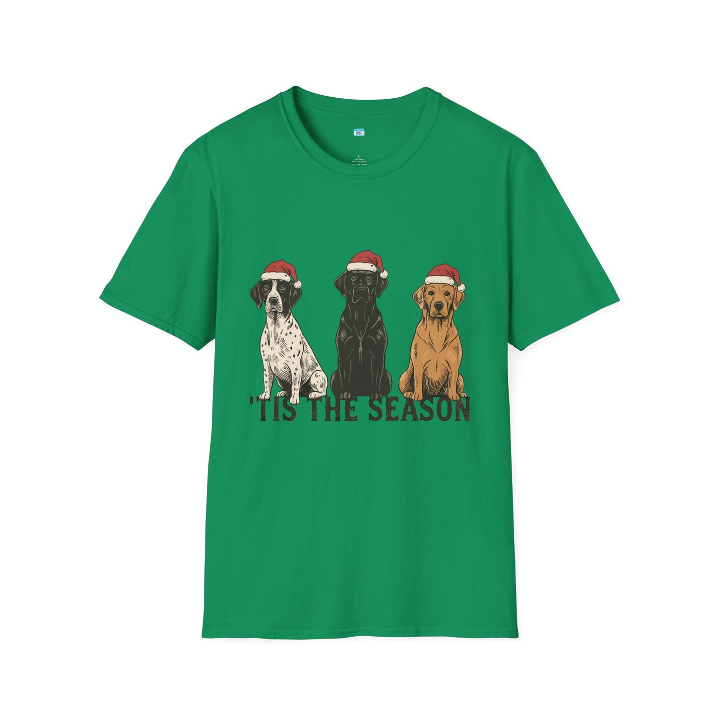 ’Tis The Season Dog Christmas Shirt – Cute Holiday Labrador Dog Lover Tee