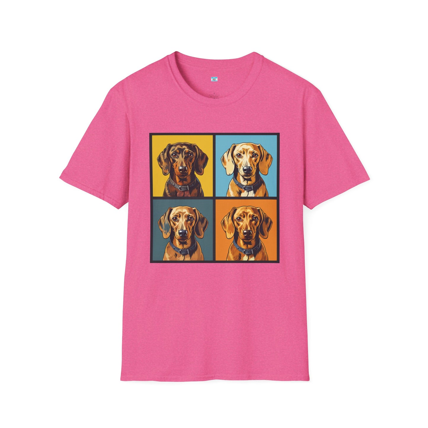Pop Art Dachshund T-Shirt β Colorful Wiener Dog Lover Graphic Tee