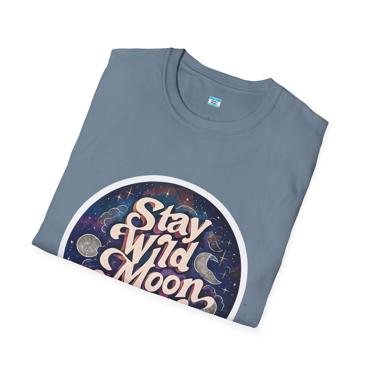 Stay Wild Moon Child T-Shirt β Boho Retro Celestial Graphic Tee