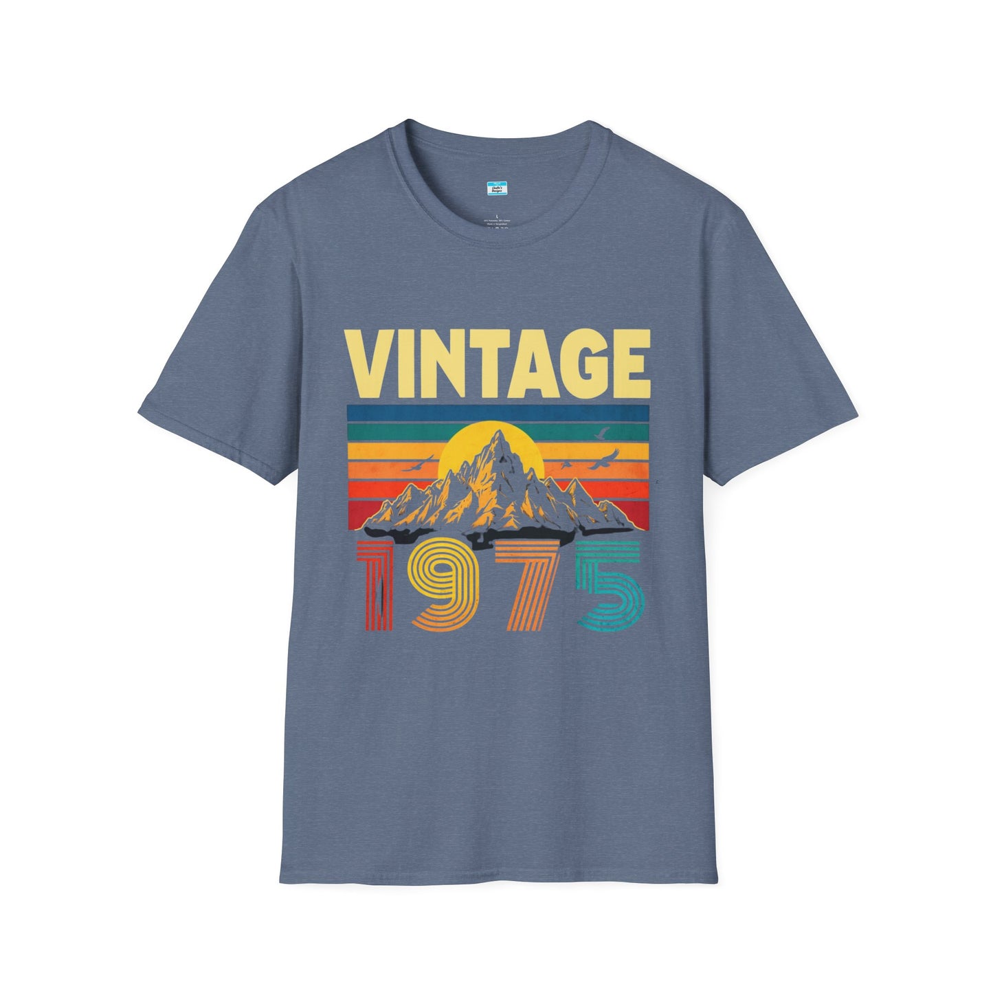 Vintage 1975 T-Shirt β Retro Sunset Mountain 70s Birthday Tee