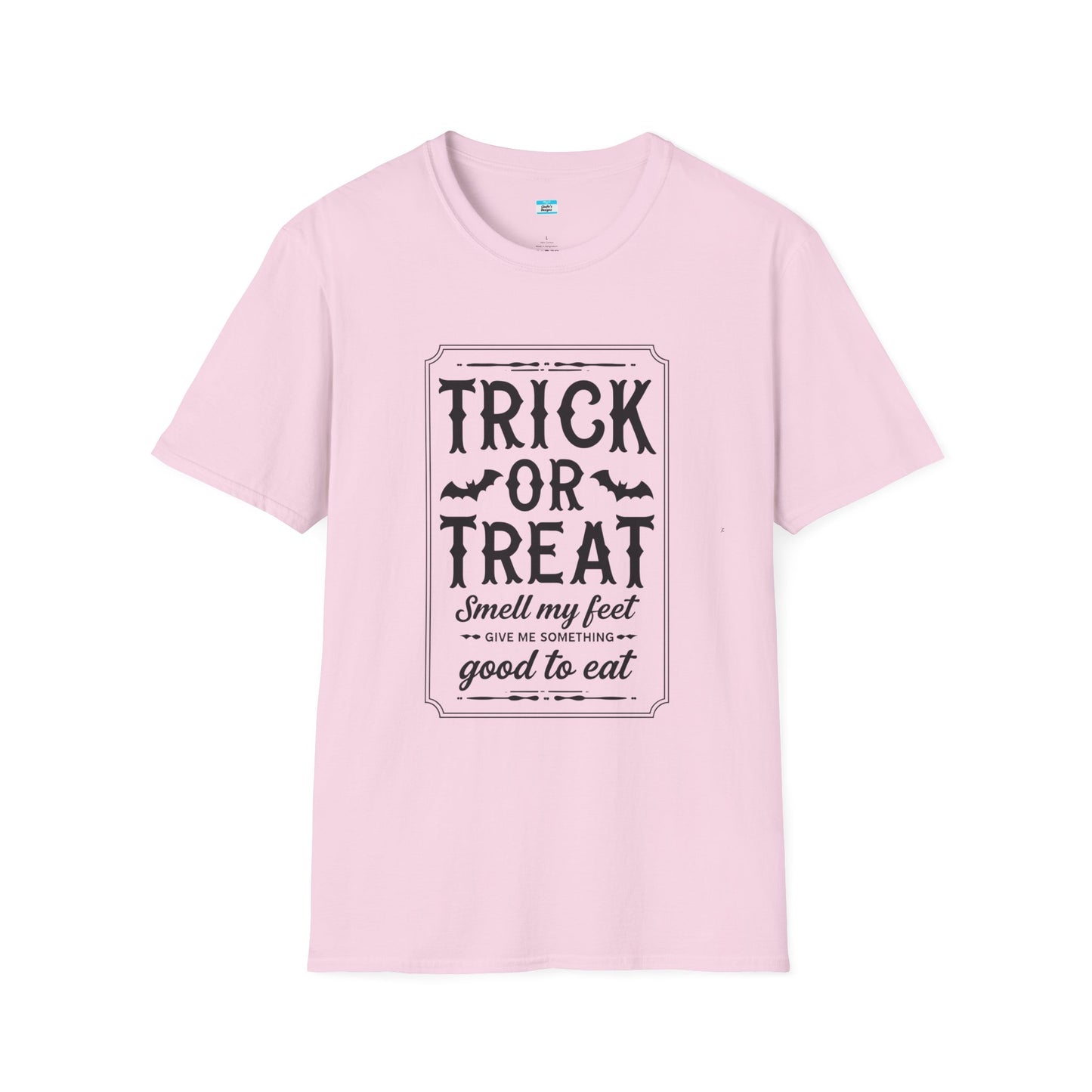 Funny Halloween “Trick or Treat Smell My Feet” T-Shirt – Spooky Season Graphic Tee