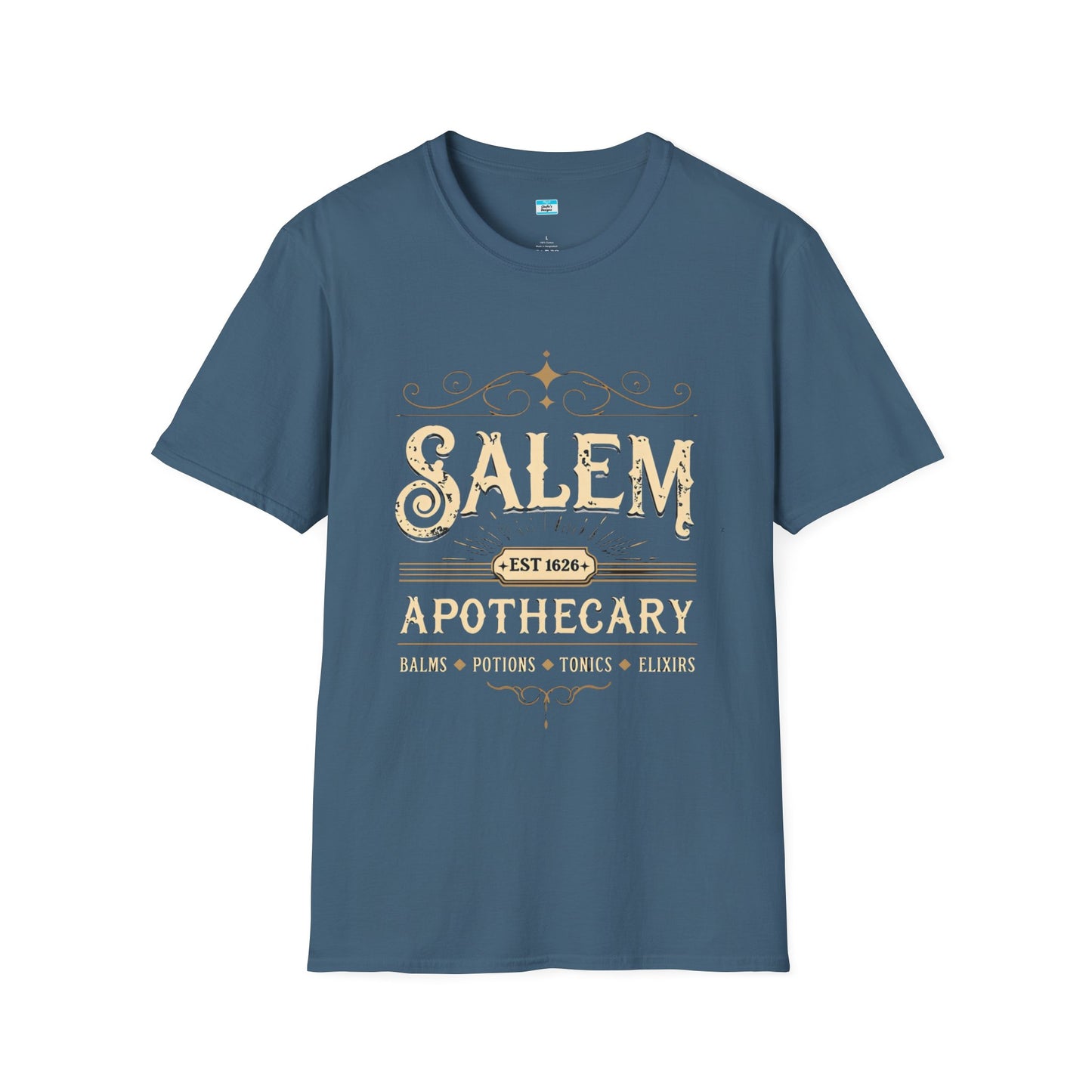 Salem Apothecary T-Shirt β Vintage Witchy Halloween Tee | Potions, Elixirs & Magic Design