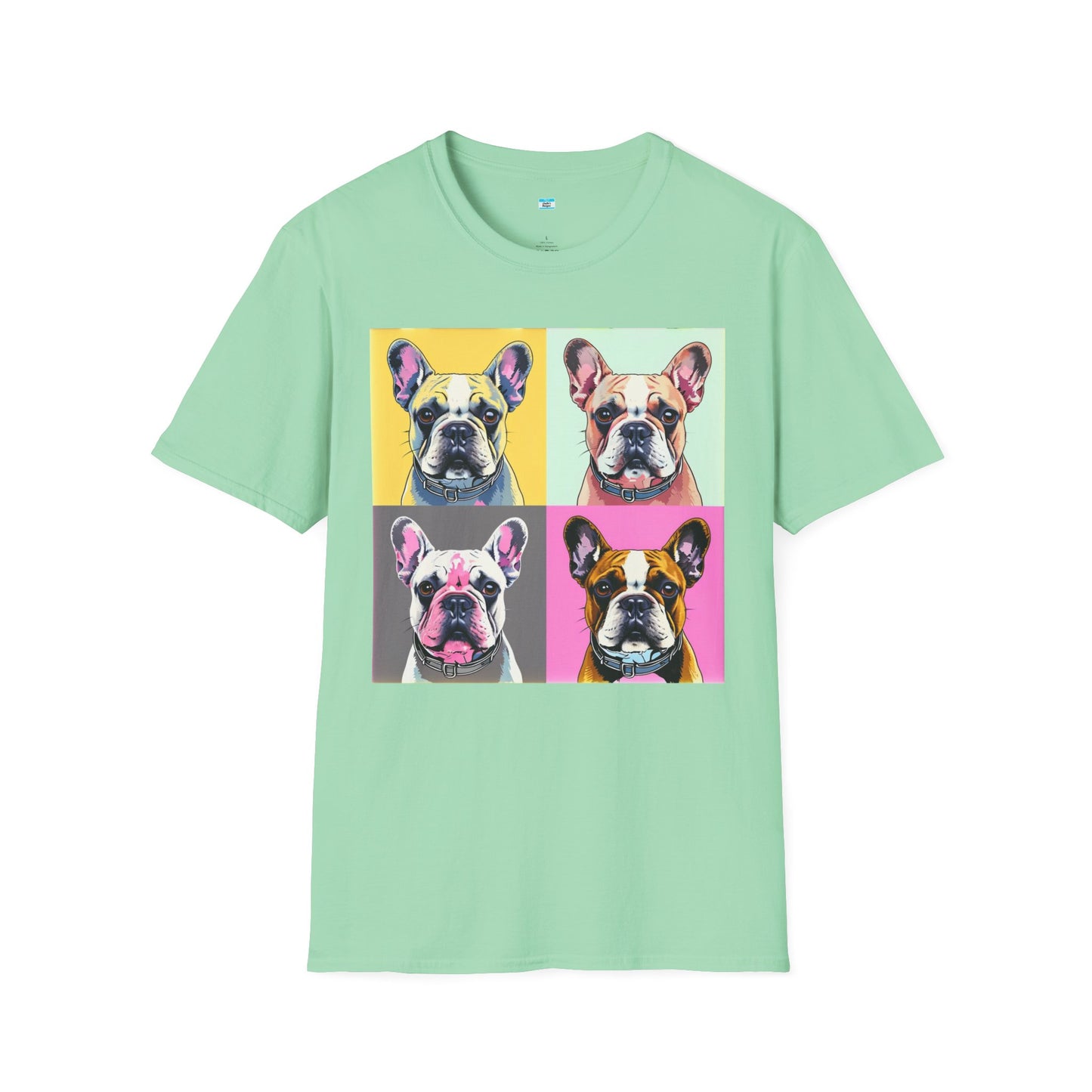 Pop Art French Bulldog T-Shirt β Colorful Frenchie Lover Graphic Tee