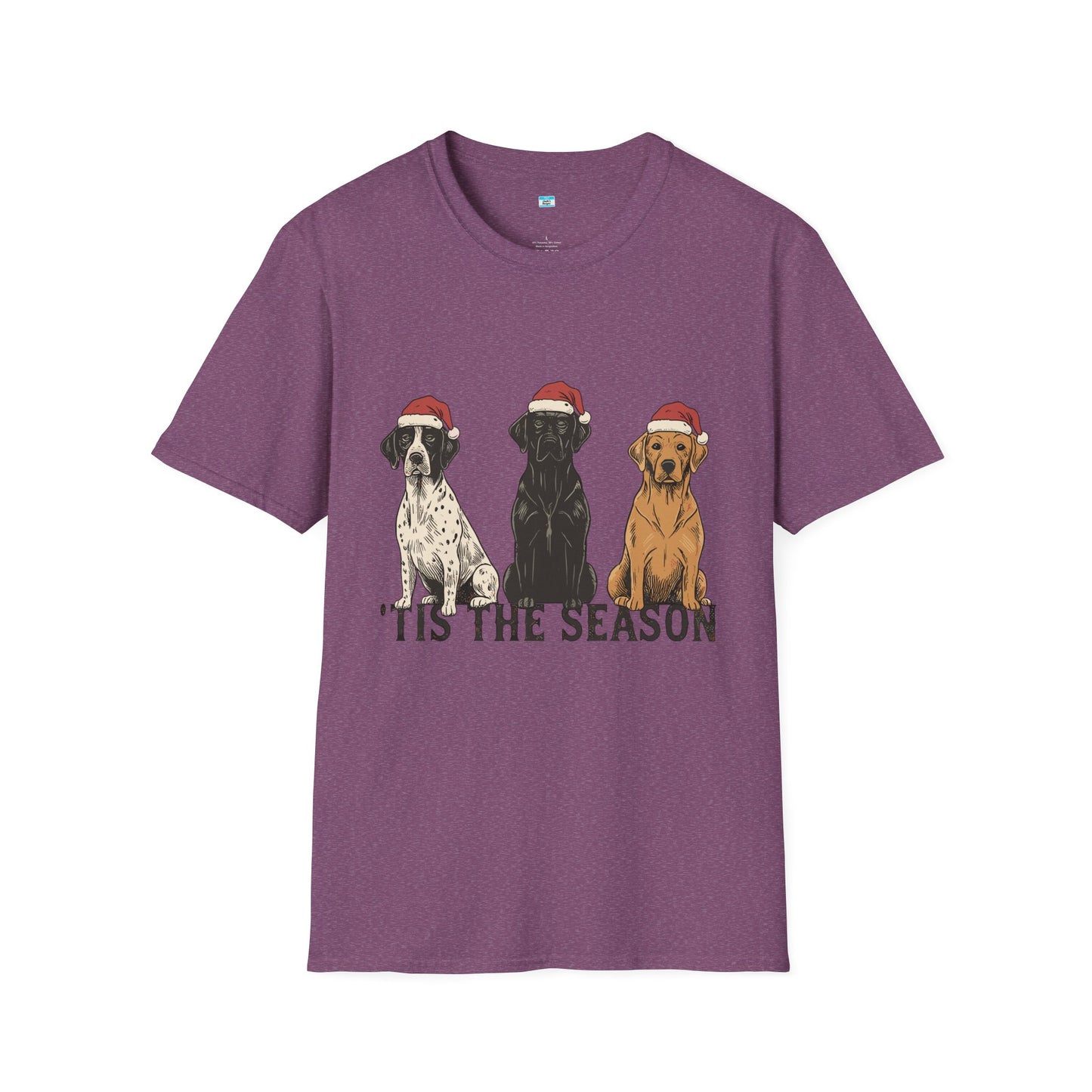 ’Tis The Season Dog Christmas Shirt – Cute Holiday Labrador Dog Lover Tee