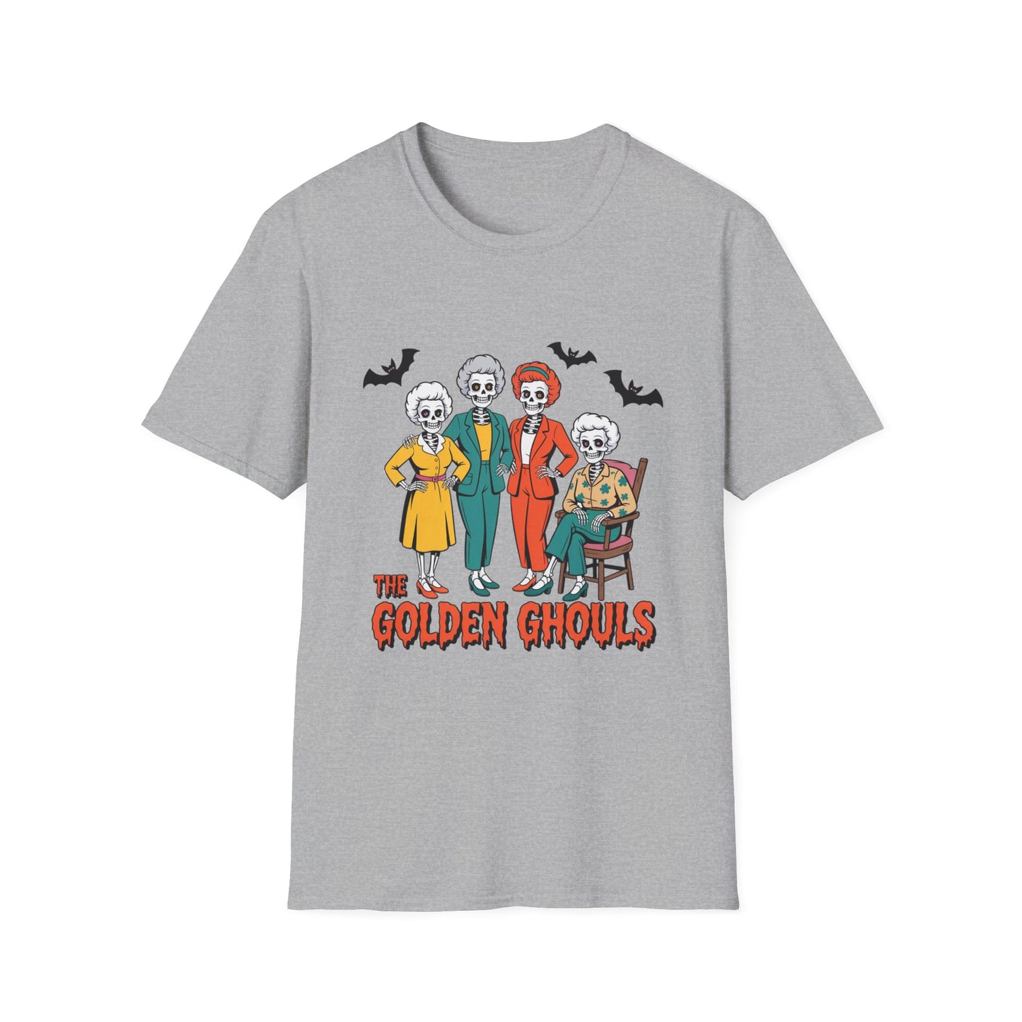 Golden Ghouls Halloween Parody T-Shirt β Funny Skeleton Golden Girls Tee