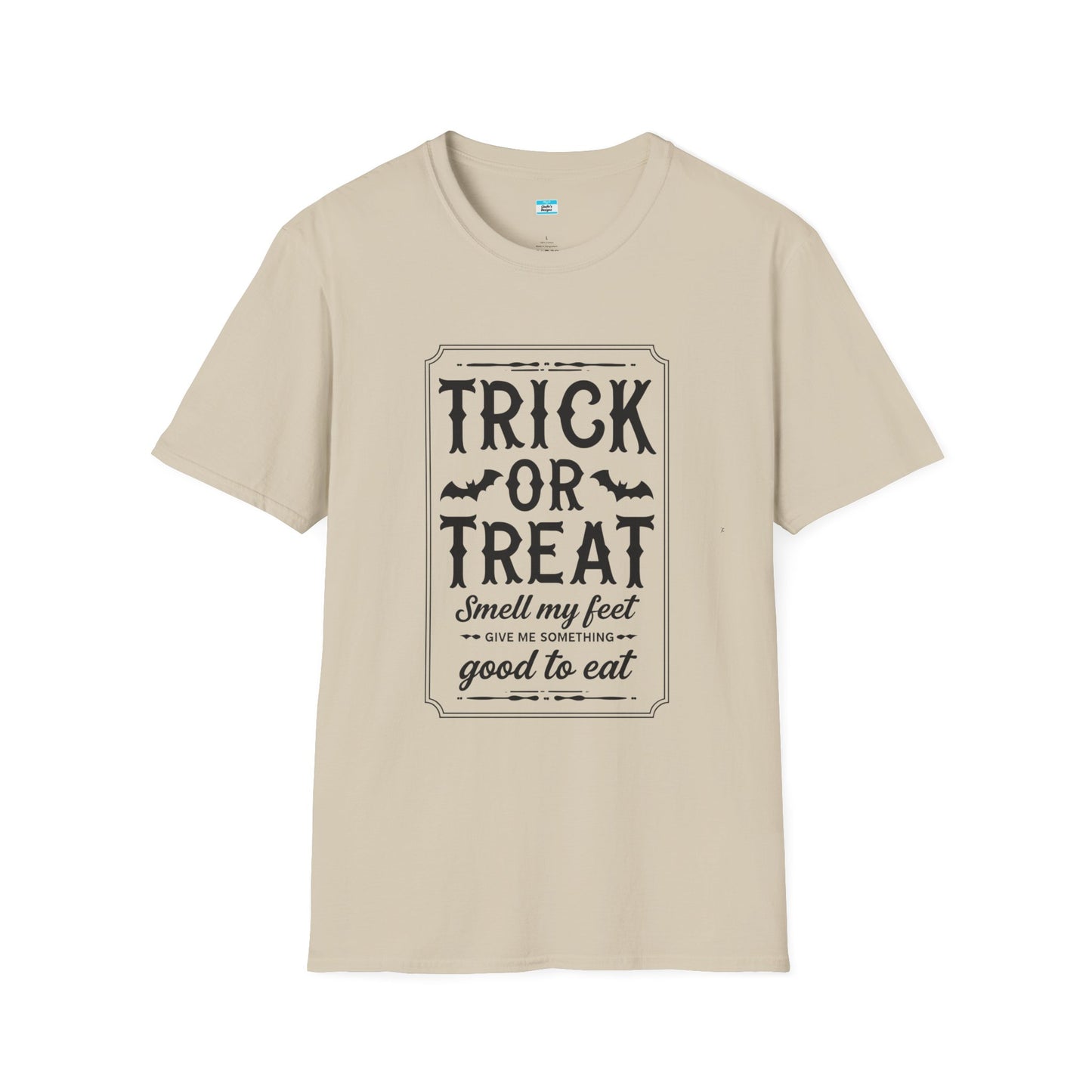 Funny Halloween “Trick or Treat Smell My Feet” T-Shirt – Spooky Season Graphic Tee