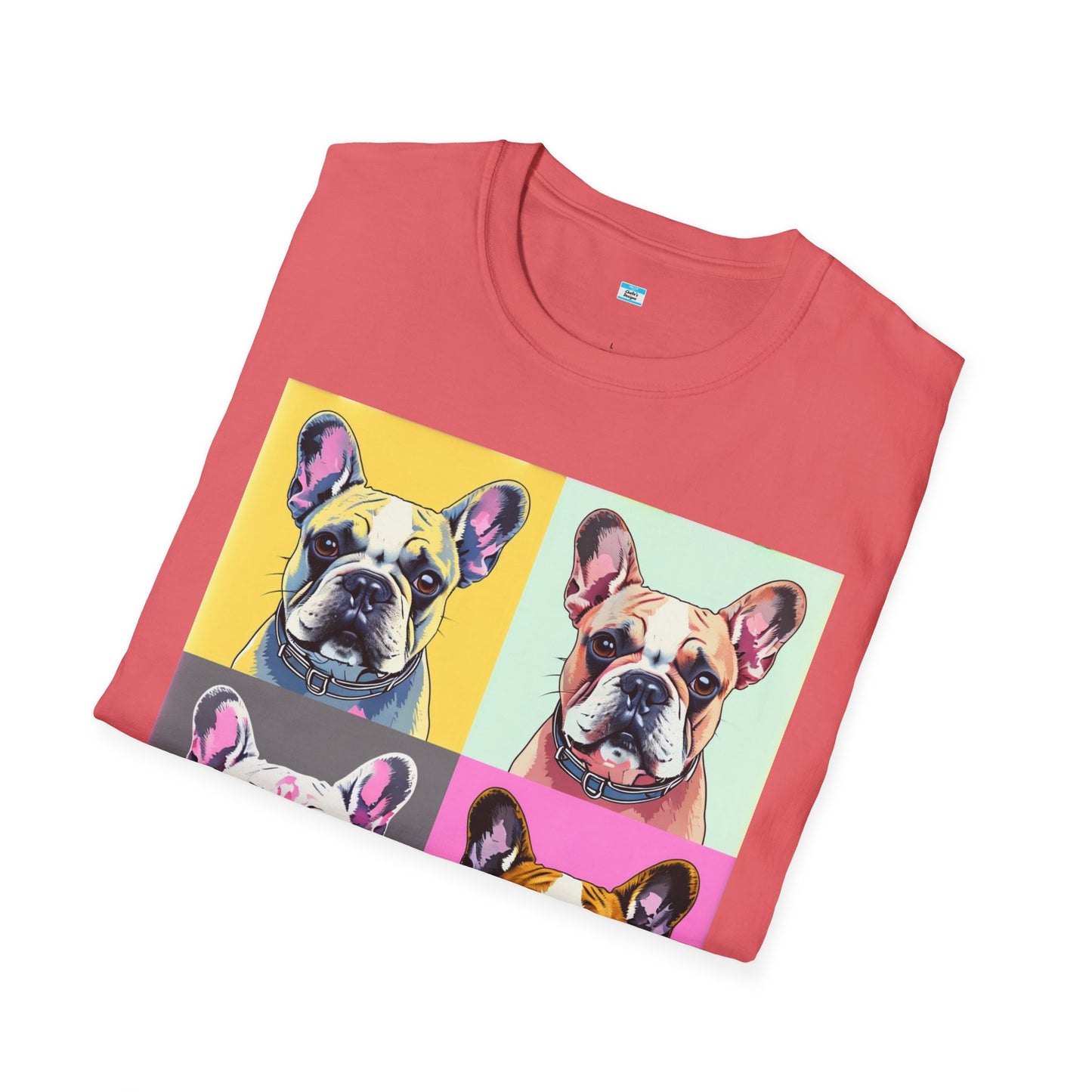 Pop Art French Bulldog T-Shirt β Colorful Frenchie Lover Graphic Tee