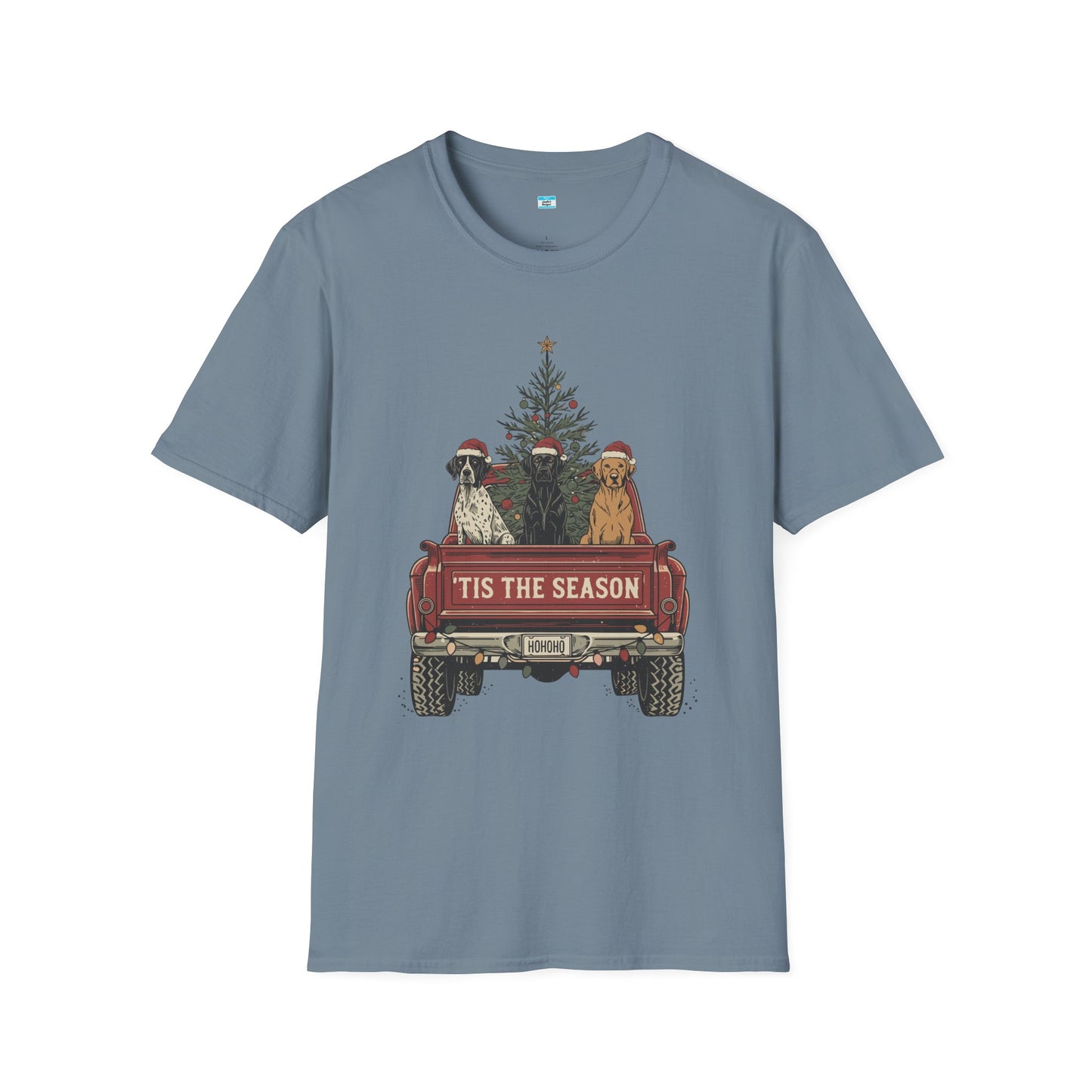 ’Tis The Season Christmas Truck Dog Shirt – Festive Holiday Dog Lover Tee
