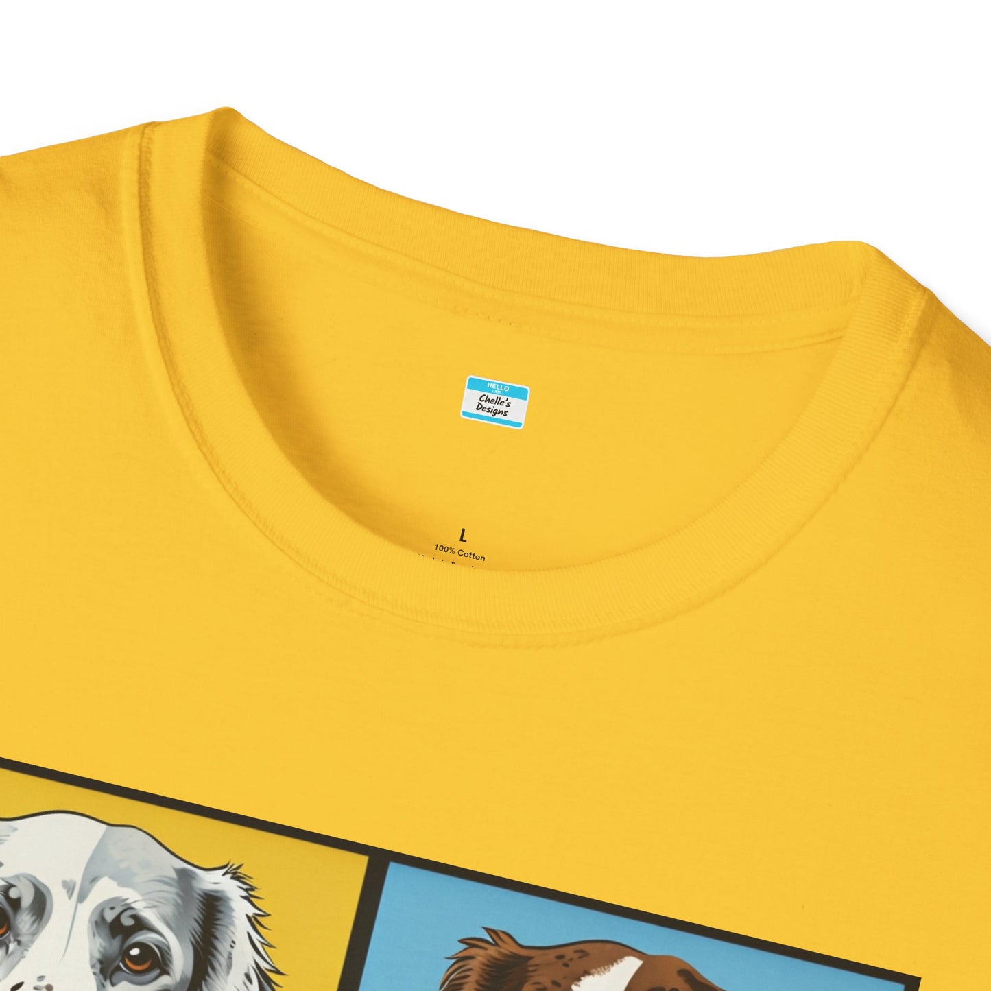 Pop Art English Setter T-Shirt β Colorful Dog Lover Graphic Tee