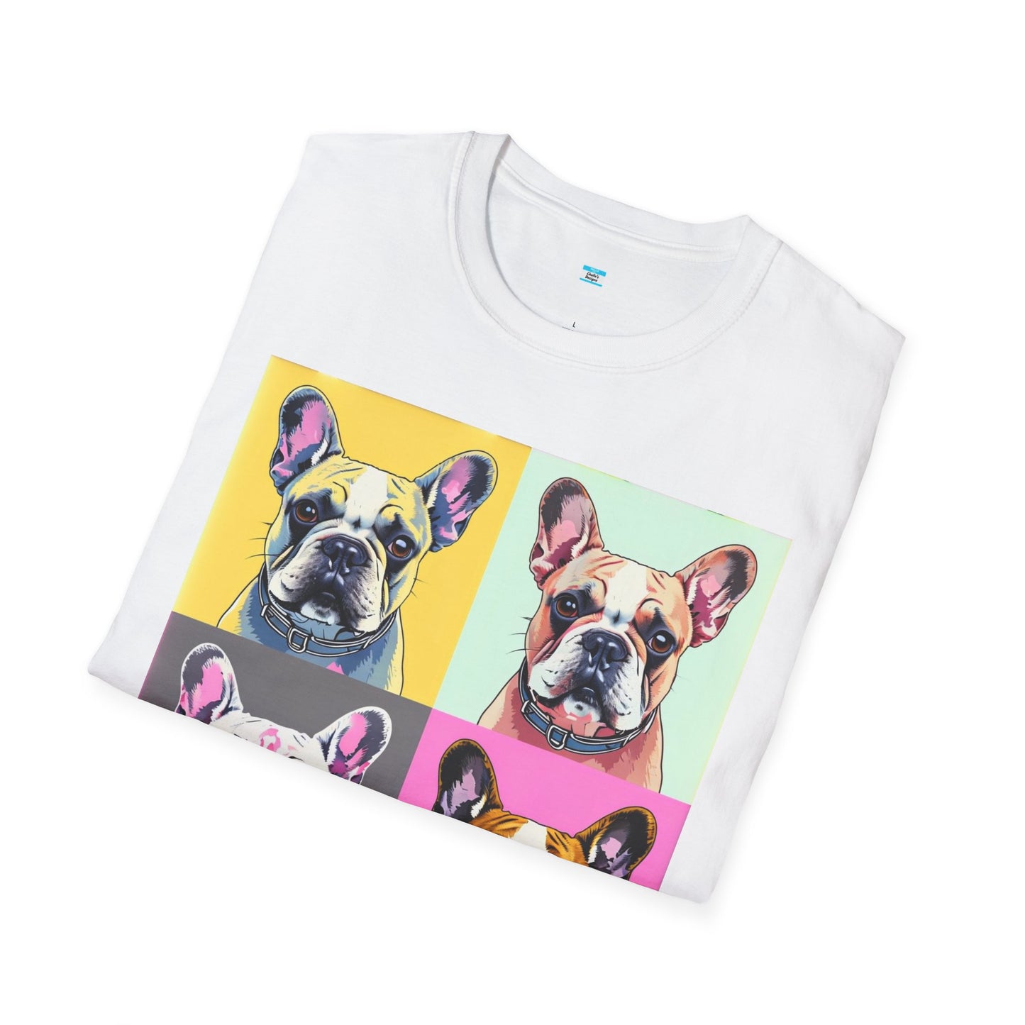 Pop Art French Bulldog T-Shirt β Colorful Frenchie Lover Graphic Tee