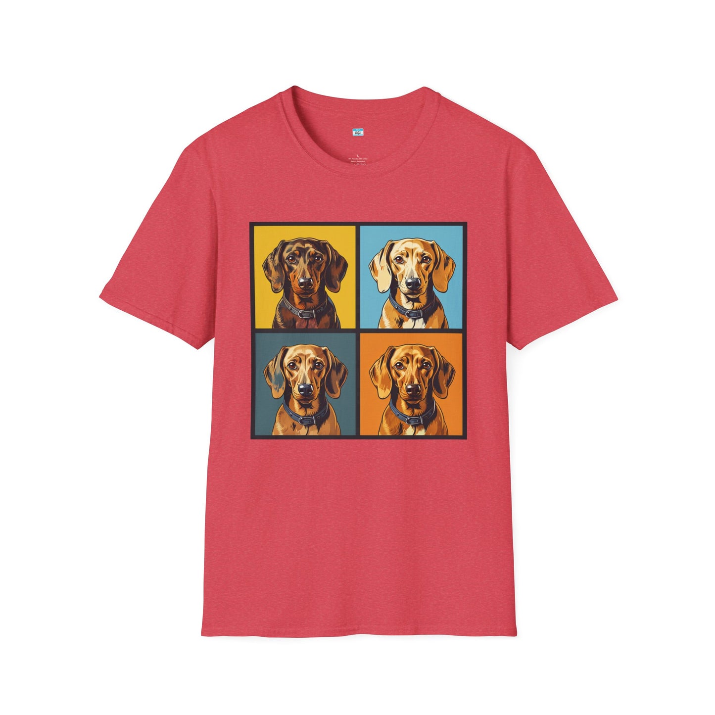 Pop Art Dachshund T-Shirt β Colorful Wiener Dog Lover Graphic Tee