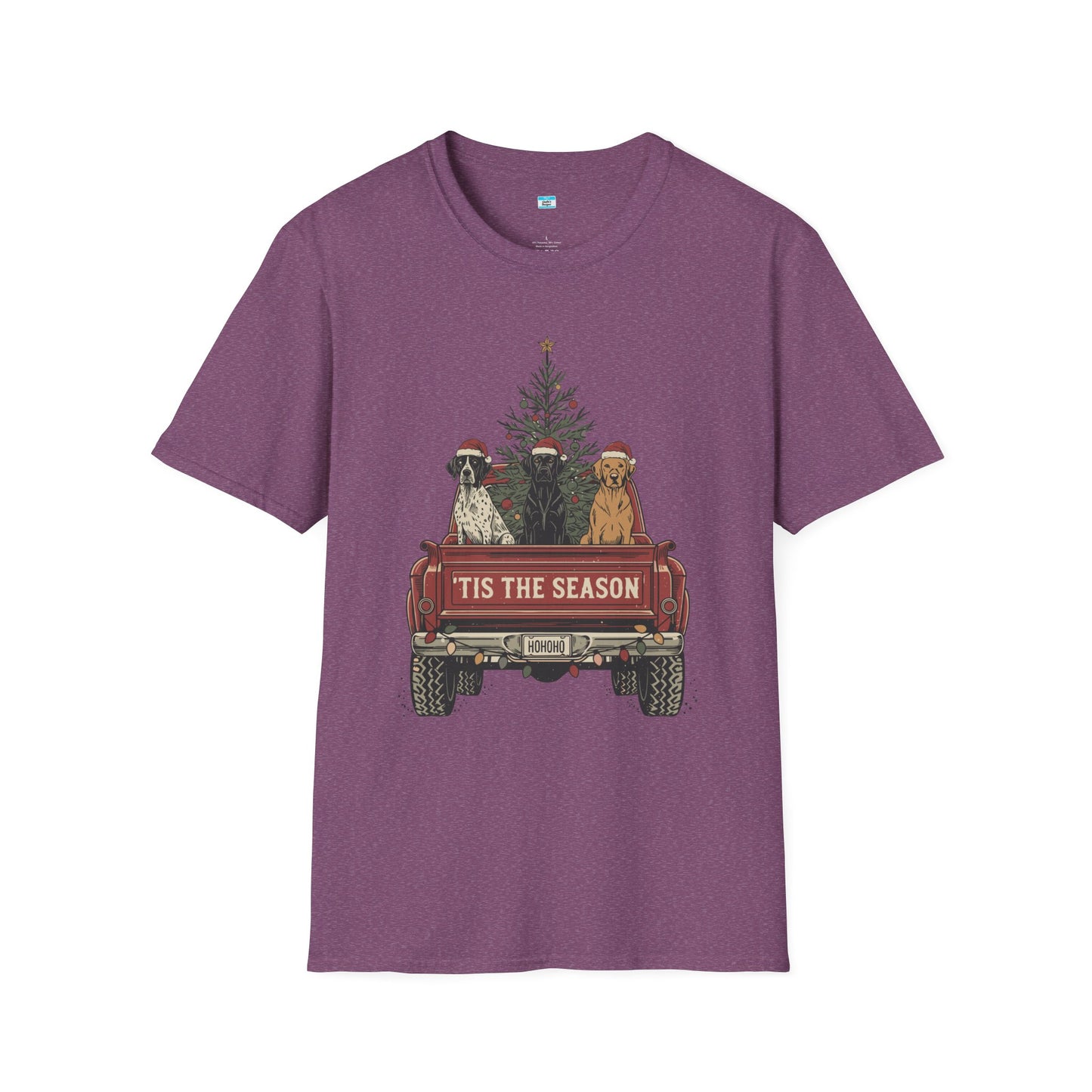 ’Tis The Season Christmas Truck Dog Shirt – Festive Holiday Dog Lover Tee