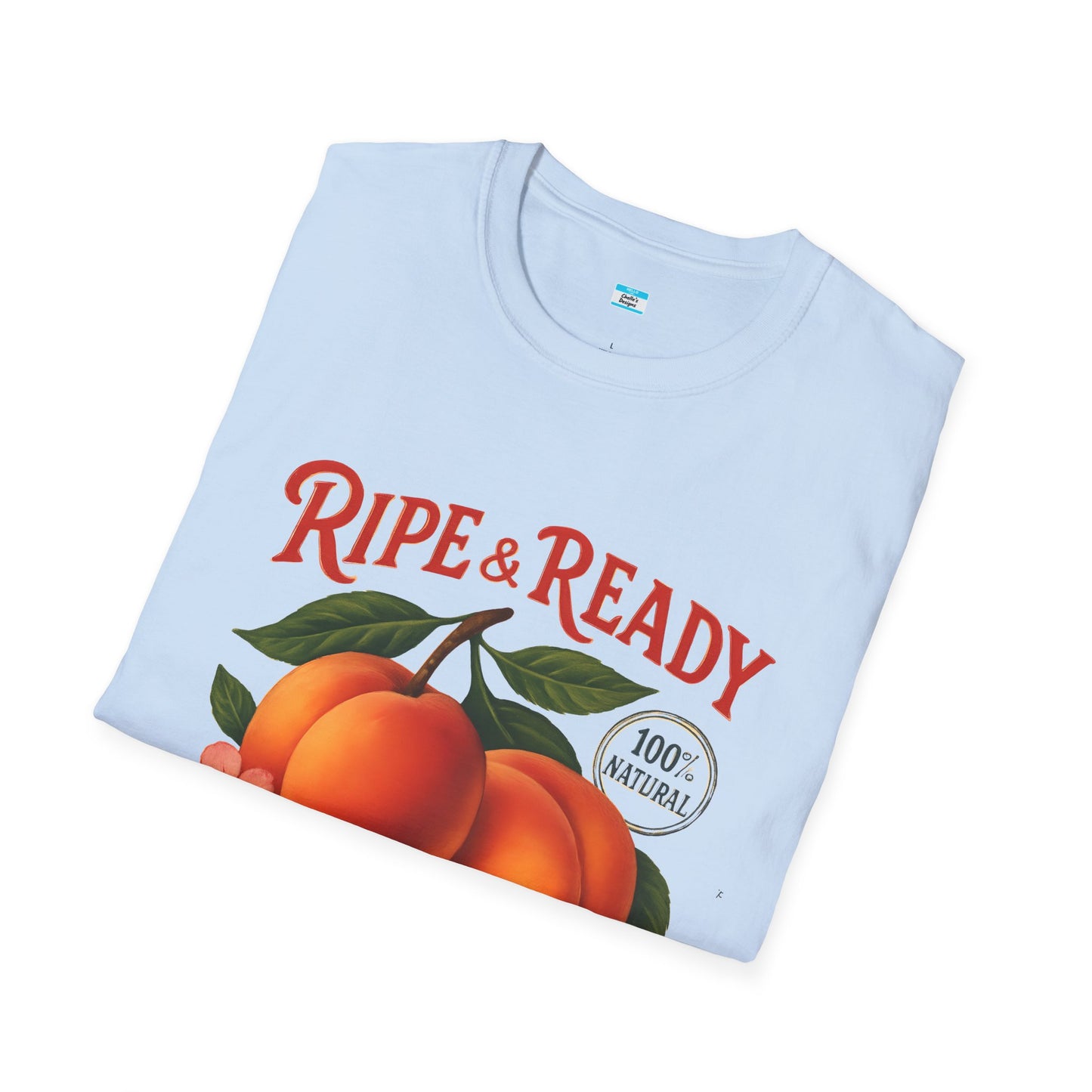 Ripe & Ready Peach T-Shirt β Hidden Valley Sweet Juicy Vintage Fruit Tee