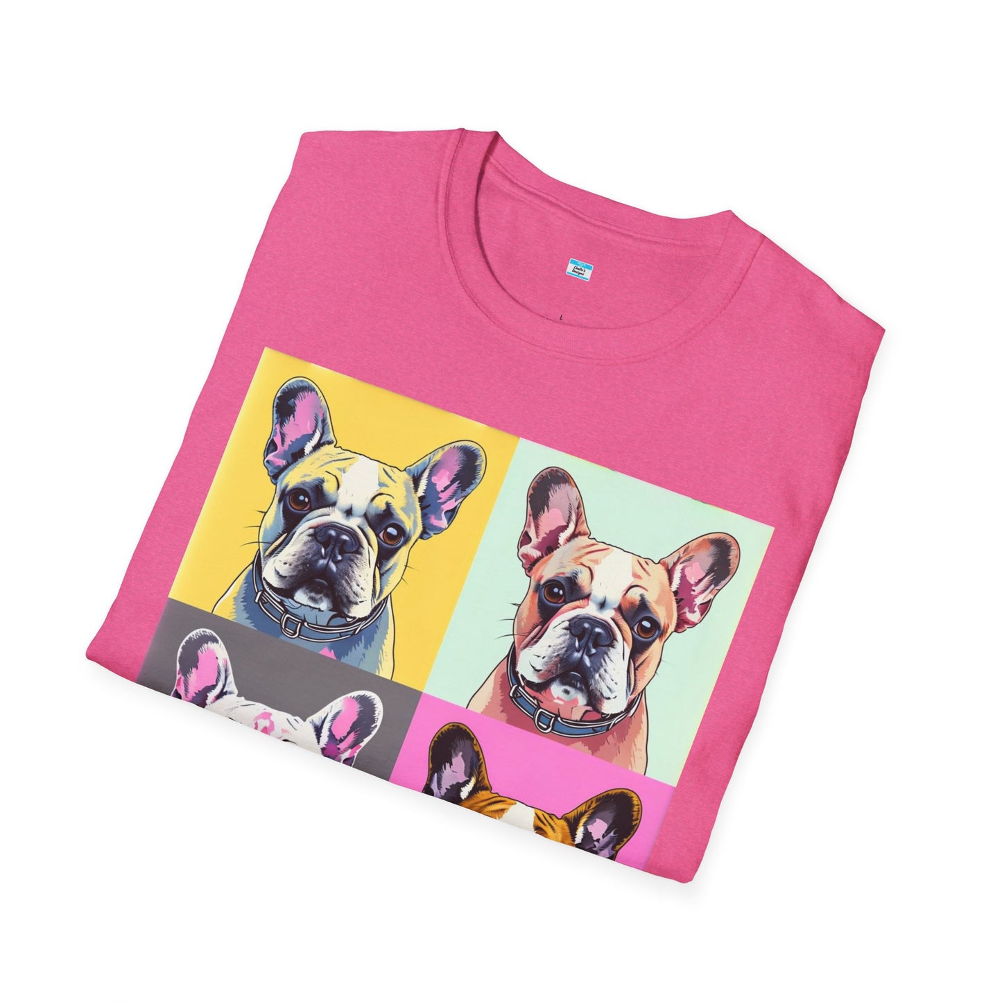 Pop Art French Bulldog T-Shirt β Colorful Frenchie Lover Graphic Tee