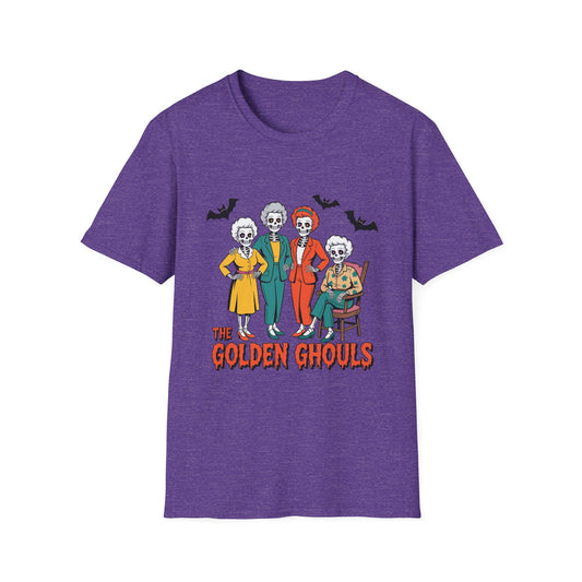 Golden Ghouls Halloween Parody T-Shirt – Funny Skeleton Golden Girls Tee