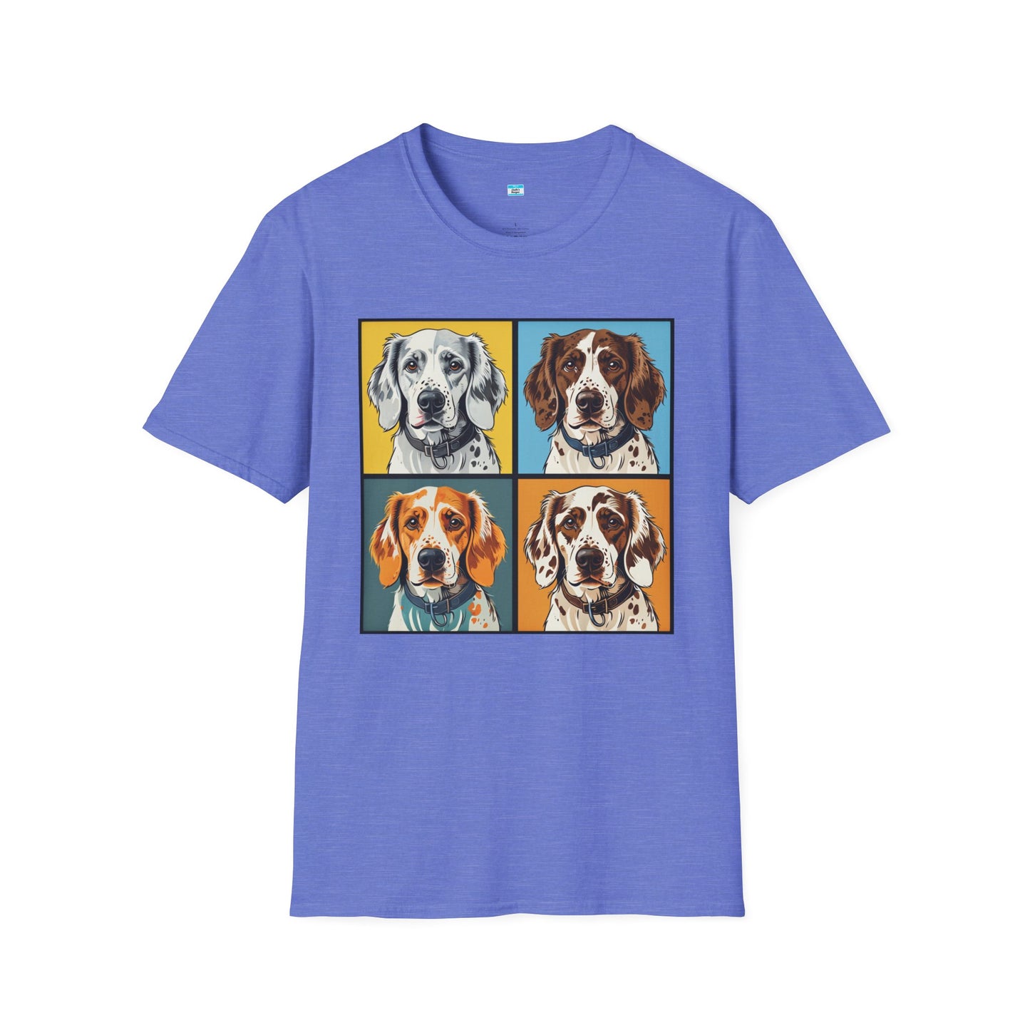 Pop Art English Setter T-Shirt β Colorful Dog Lover Graphic Tee