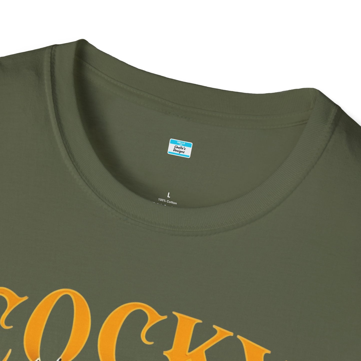 Cocky Rooster T-Shirt – Funny Farm Animal Graphic Tee, Bold Chicken Humor Shirt