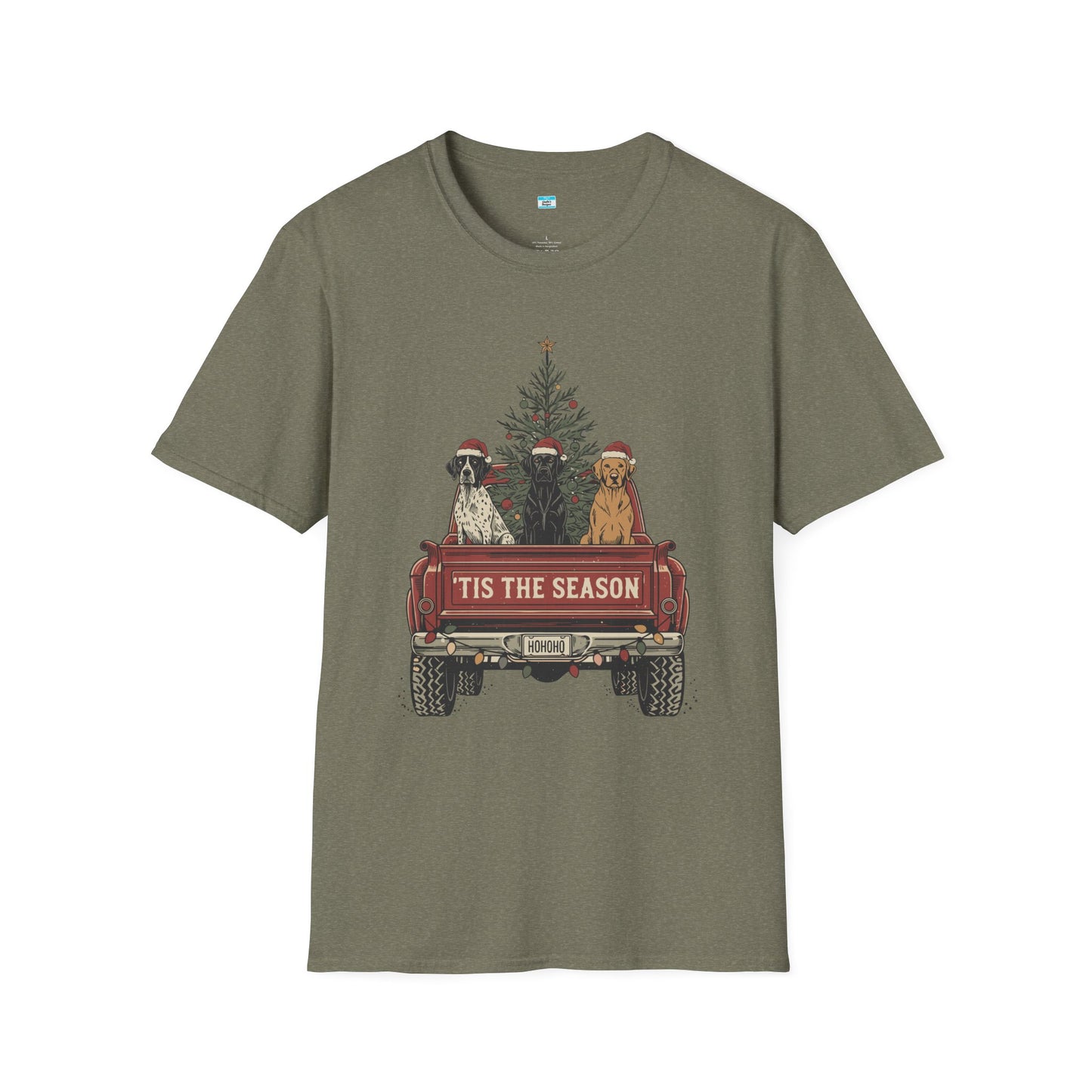 ’Tis The Season Christmas Truck Dog Shirt – Festive Holiday Dog Lover Tee