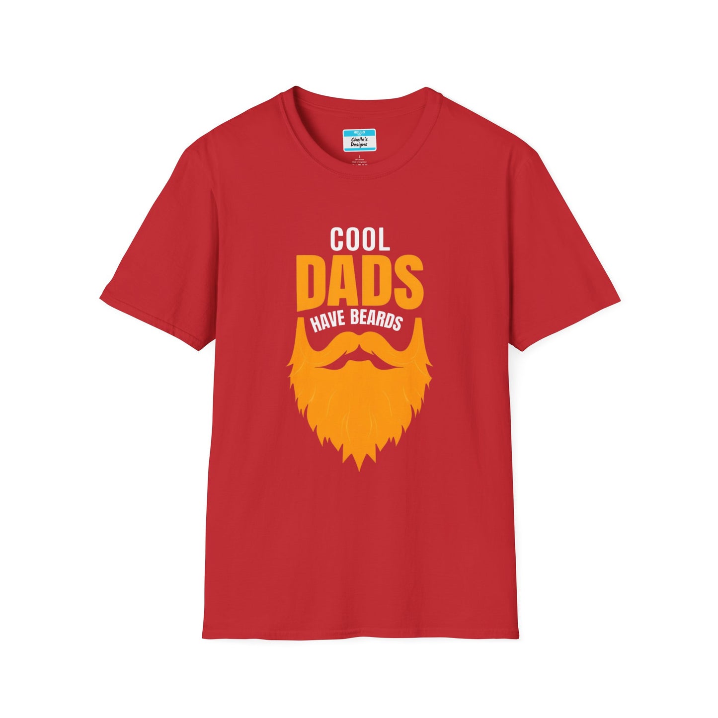 Cool Dads Have Ginger Beards T-Shirt | Funny Father’s Day Gift Beard Graphic Tee