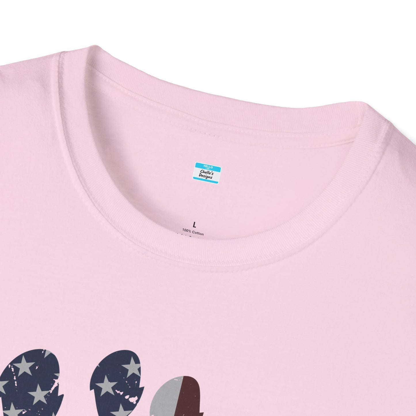 Patriotic Bigfoot Footprint T-Shirt, American Flag Sasquatch USA Tee