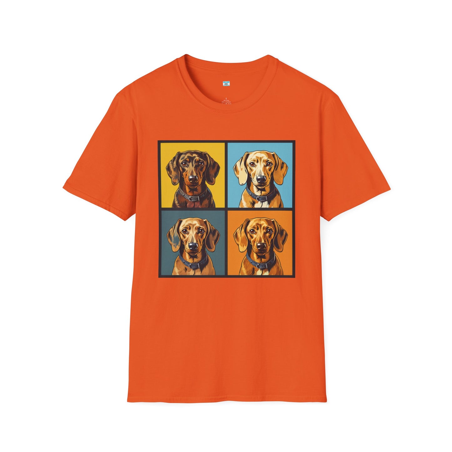 Pop Art Dachshund T-Shirt β Colorful Wiener Dog Lover Graphic Tee