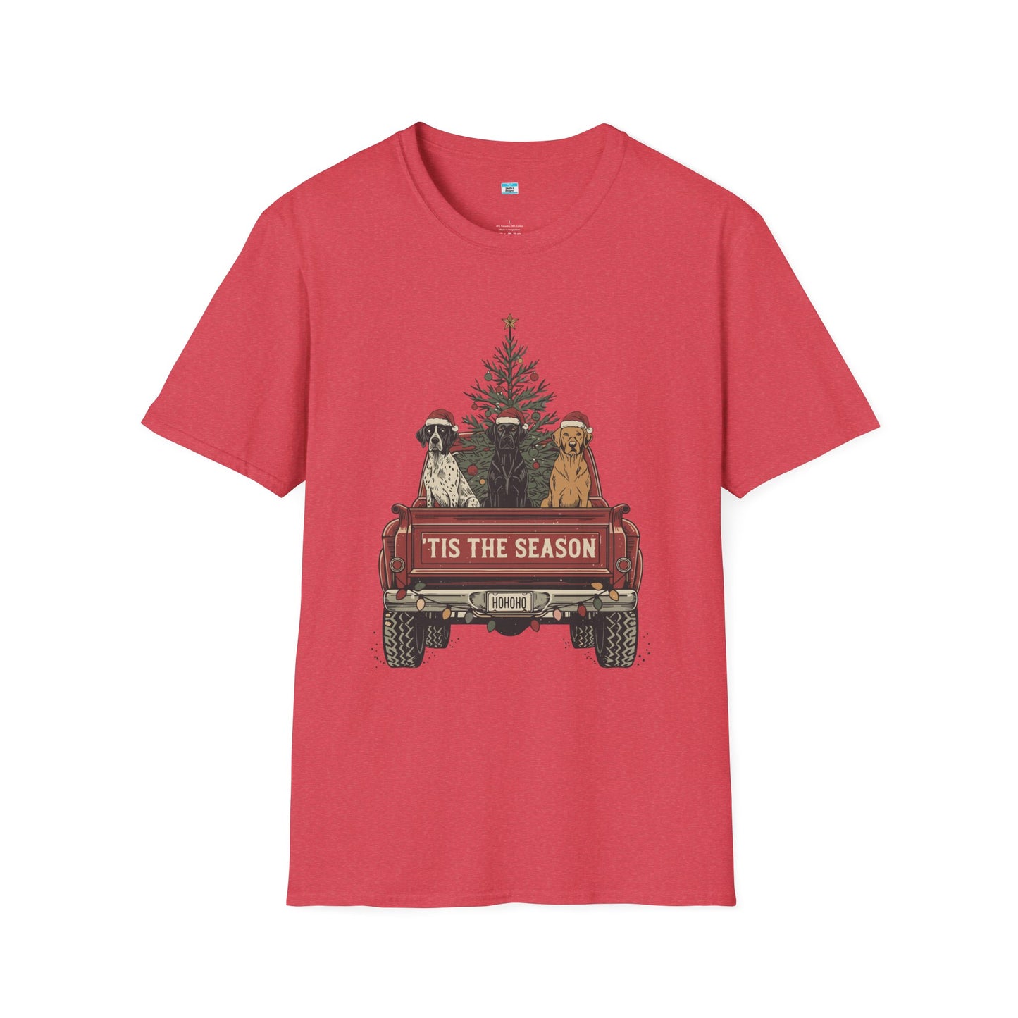 ’Tis The Season Christmas Truck Dog Shirt – Festive Holiday Dog Lover Tee