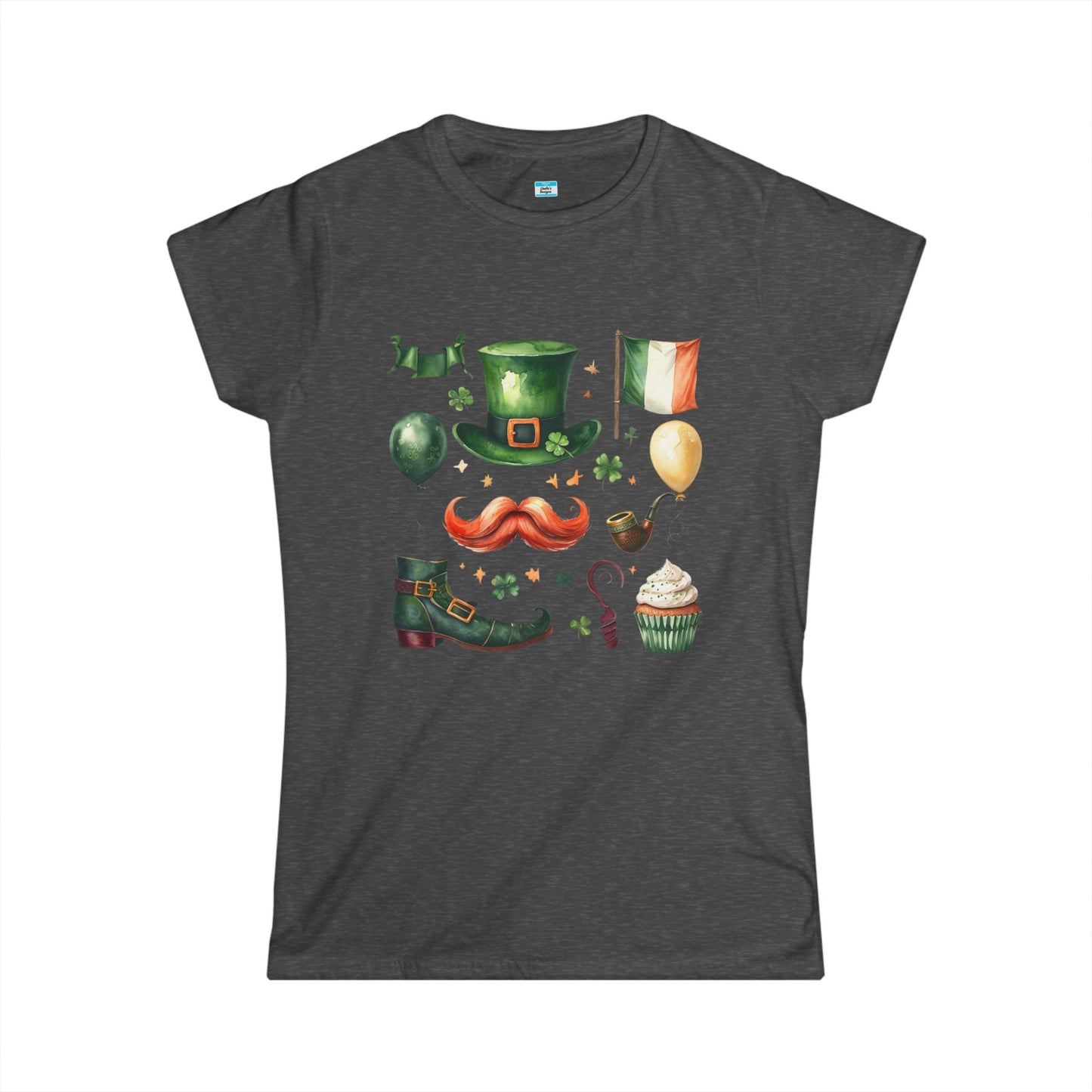 St Patrick’s Day Irish Watercolor Graphic Shirt – Lucky Shamrock Holiday Tee