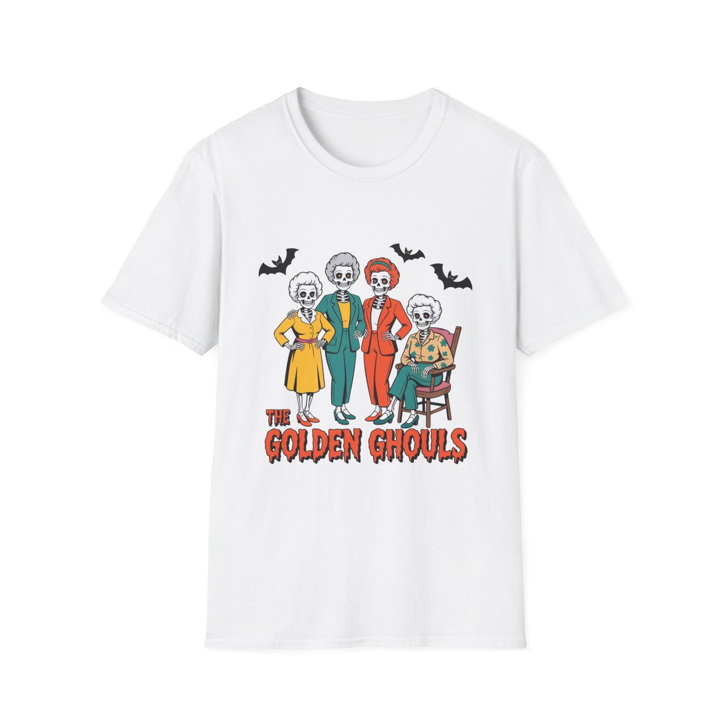 Golden Ghouls Halloween Parody T-Shirt β Funny Skeleton Golden Girls Tee