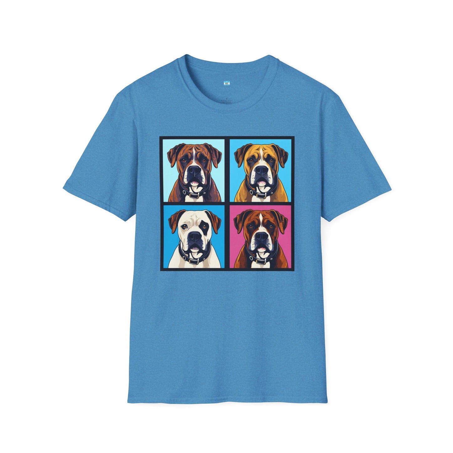 Pop Art Boxer Dog T-Shirt – Colorful Boxer Lover Graphic Tee