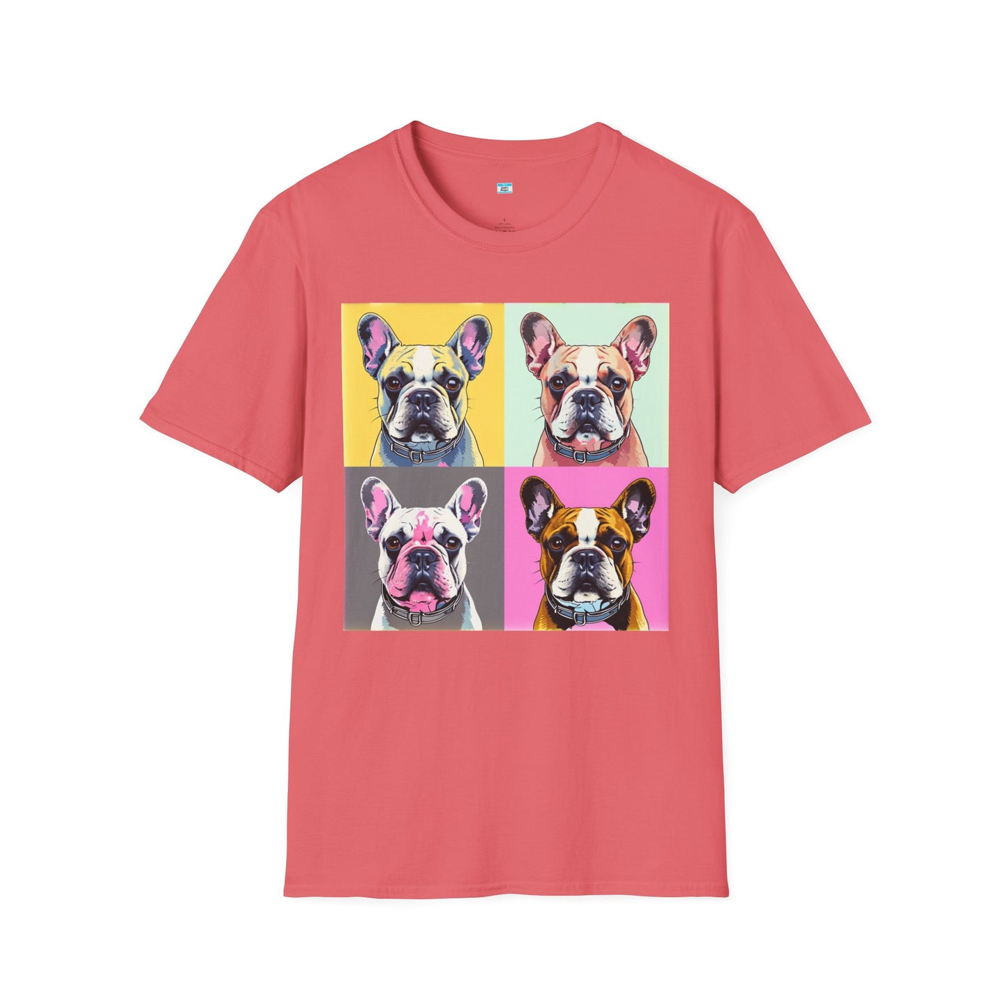 Pop Art French Bulldog T-Shirt β Colorful Frenchie Lover Graphic Tee