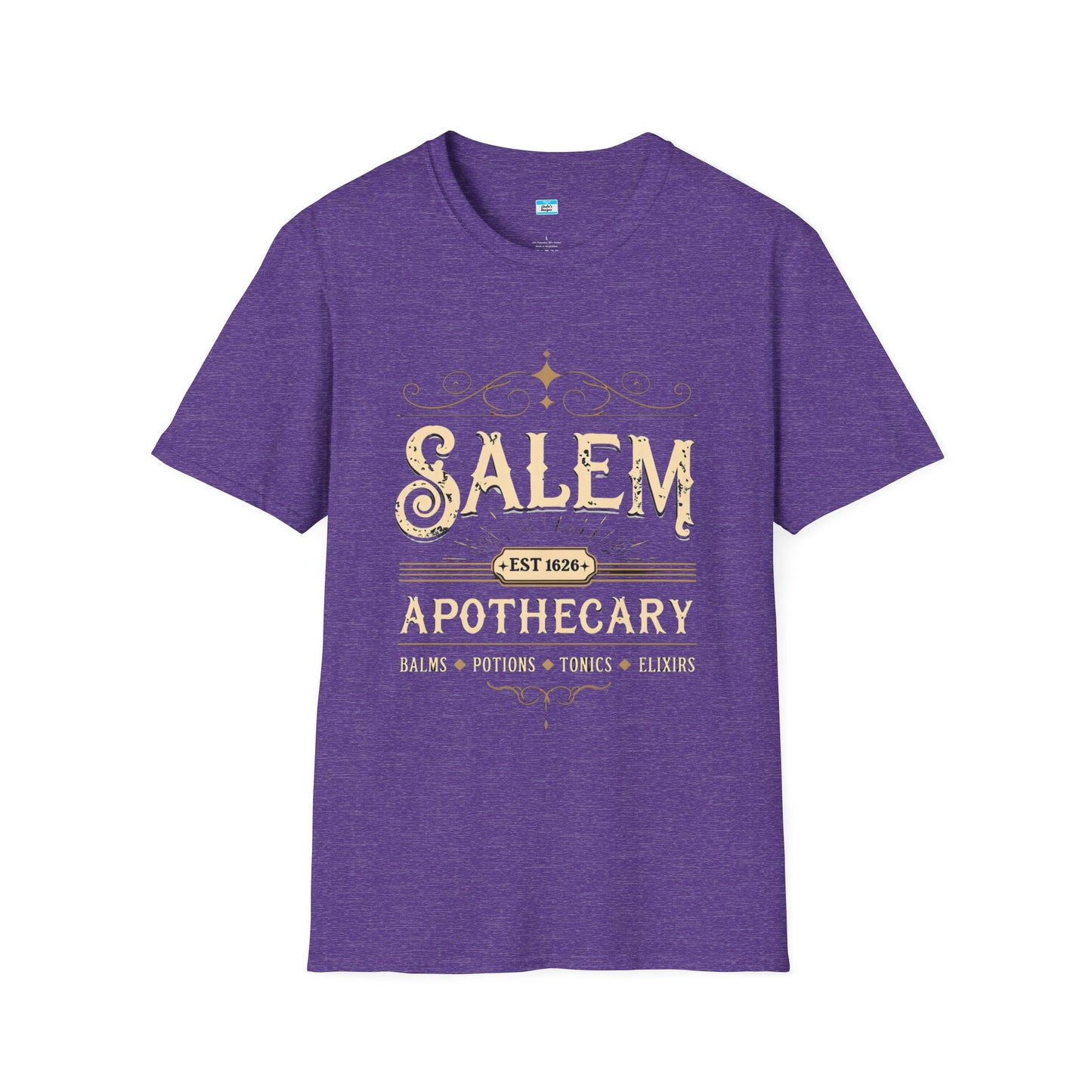 Salem Apothecary T-Shirt β Vintage Witchy Halloween Tee | Potions, Elixirs & Magic Design