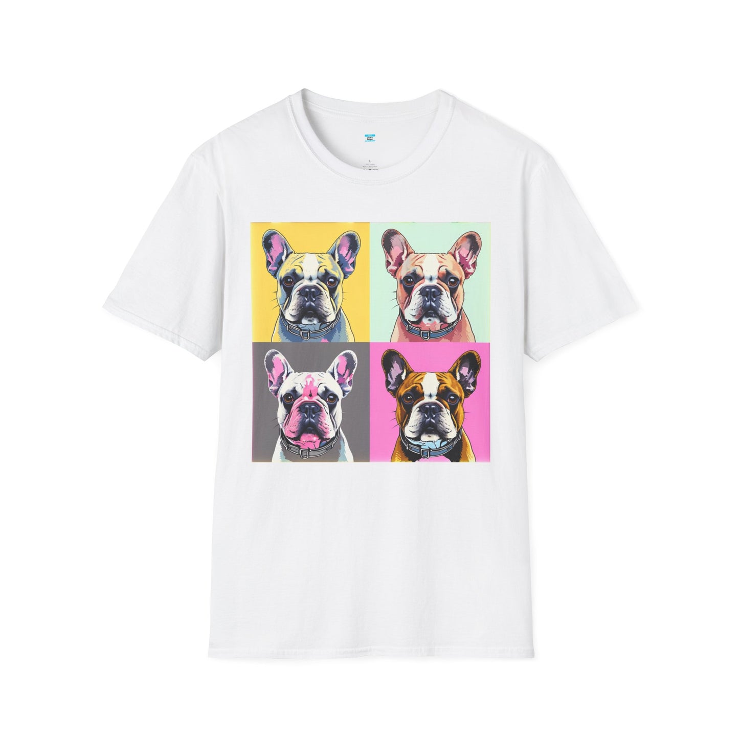 Pop Art French Bulldog T-Shirt β Colorful Frenchie Lover Graphic Tee