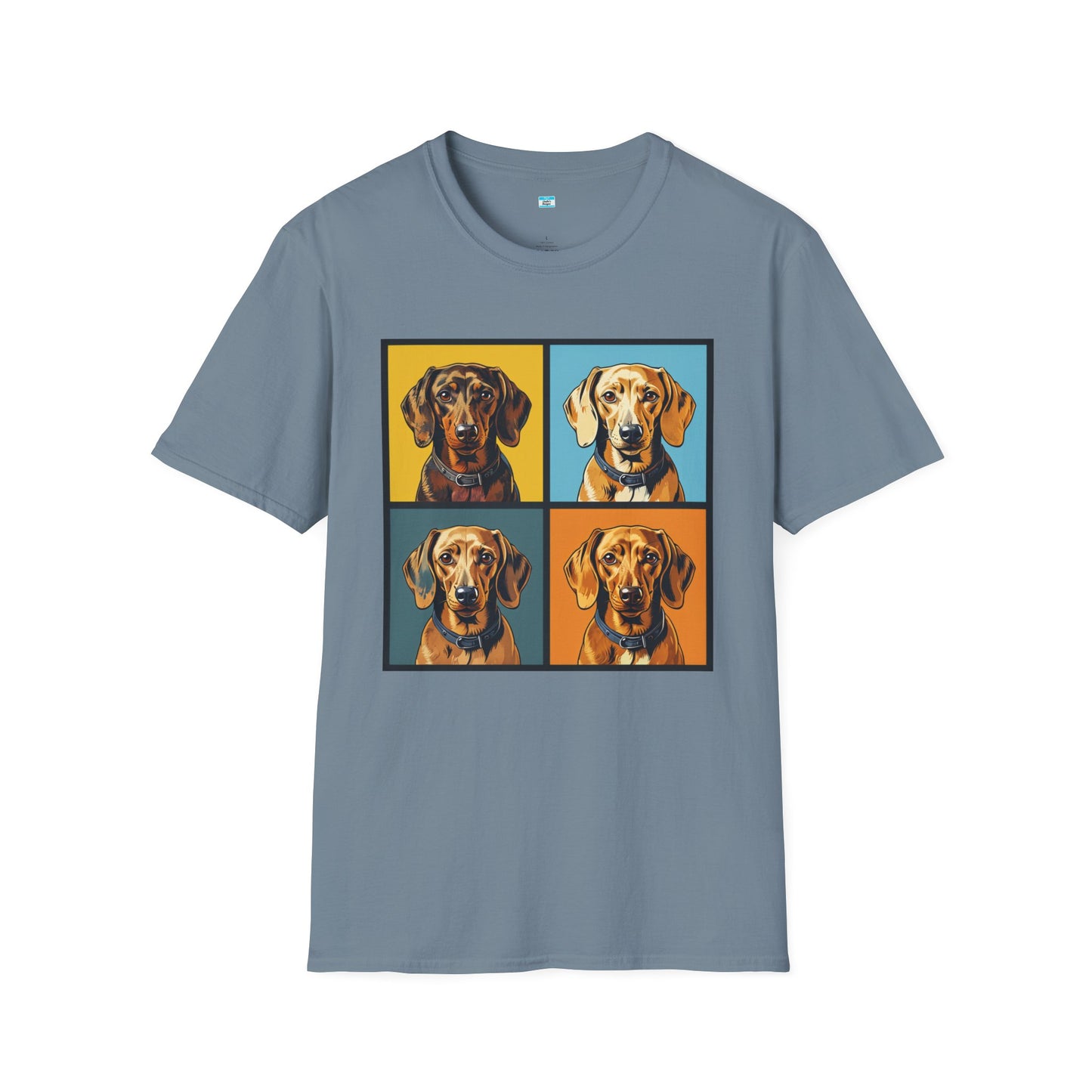 Pop Art Dachshund T-Shirt β Colorful Wiener Dog Lover Graphic Tee