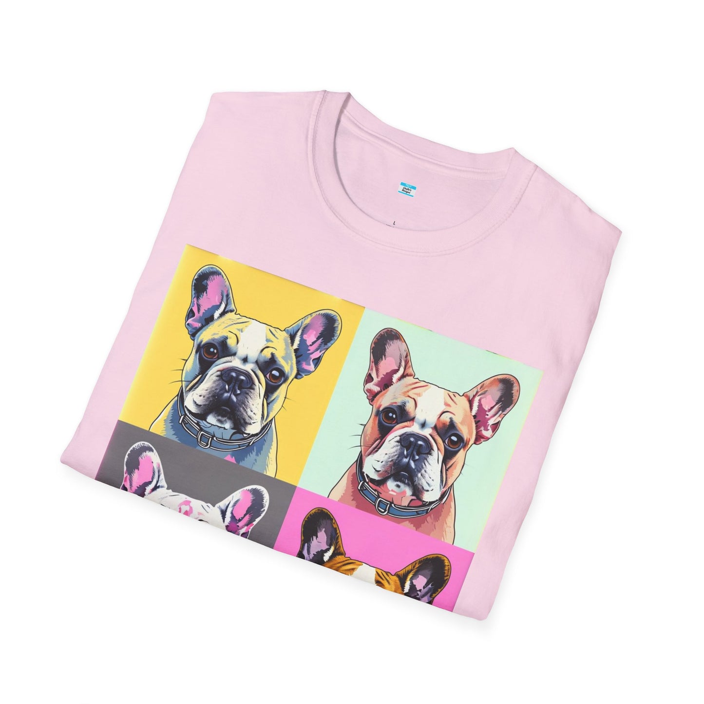 Pop Art French Bulldog T-Shirt β Colorful Frenchie Lover Graphic Tee