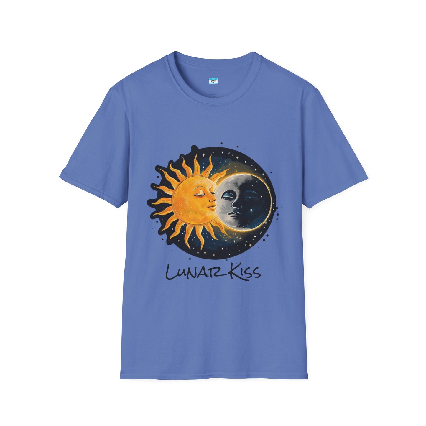 Lunar Kiss T-Shirt β Romantic Sun and Moon Celestial Graphic Tee