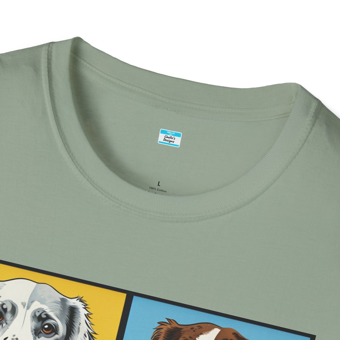 Pop Art English Setter T-Shirt β Colorful Dog Lover Graphic Tee