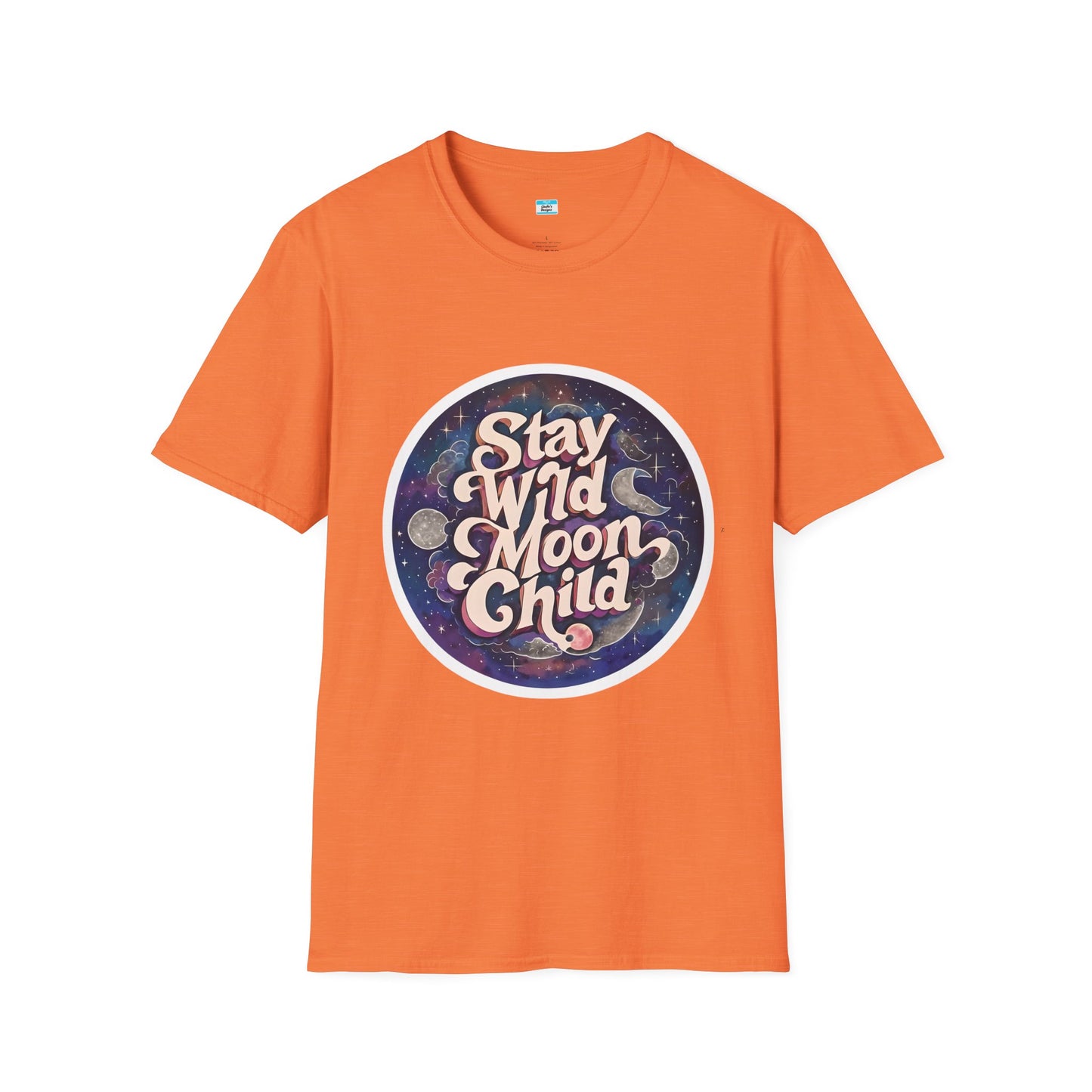 Stay Wild Moon Child T-Shirt β Boho Retro Celestial Graphic Tee